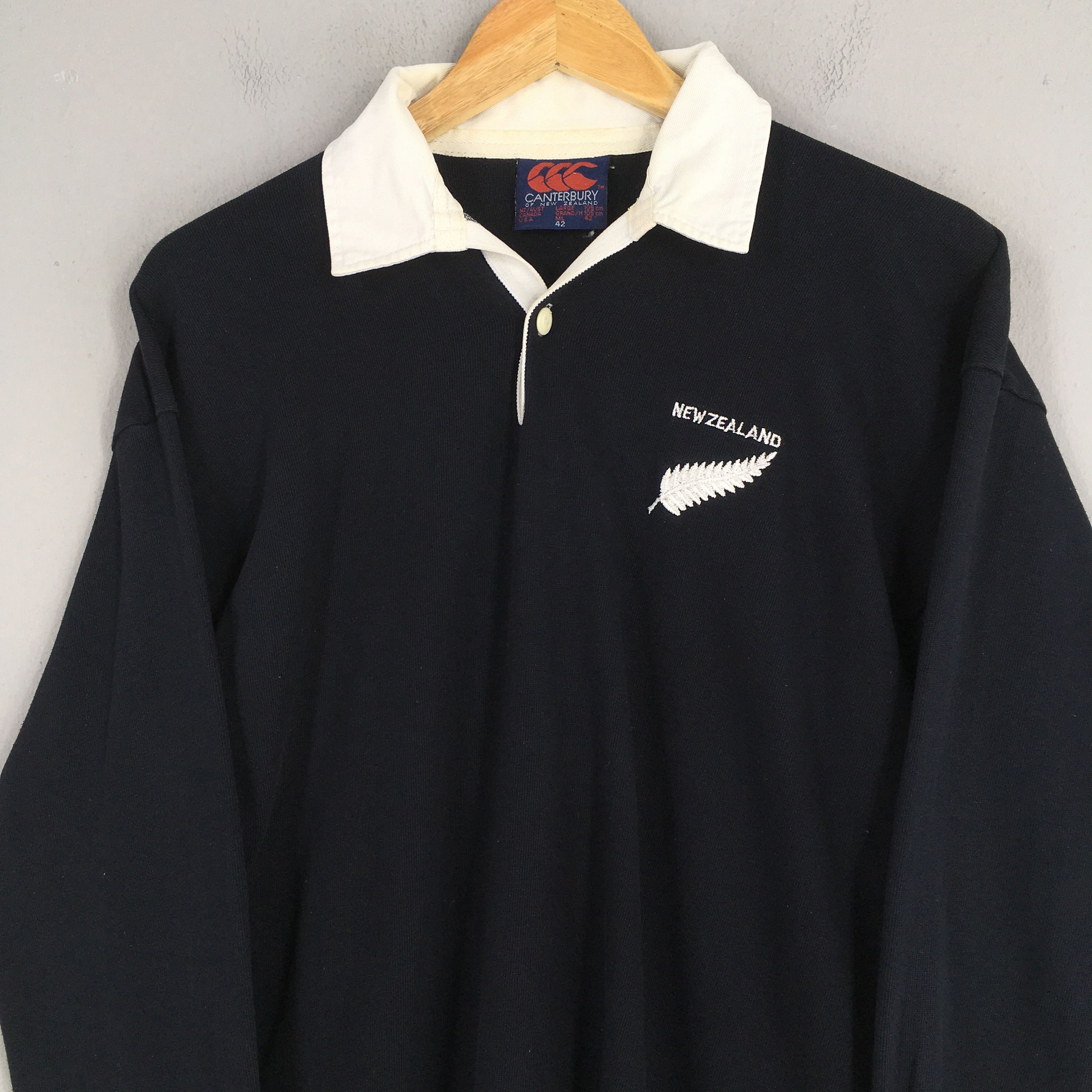 Canterbury of New Zealand Vintage 90s Canterbury Of New Zealand Rugby Polo Medium Size US M / EU 48-50 / 2 - 2 Thumbnail
