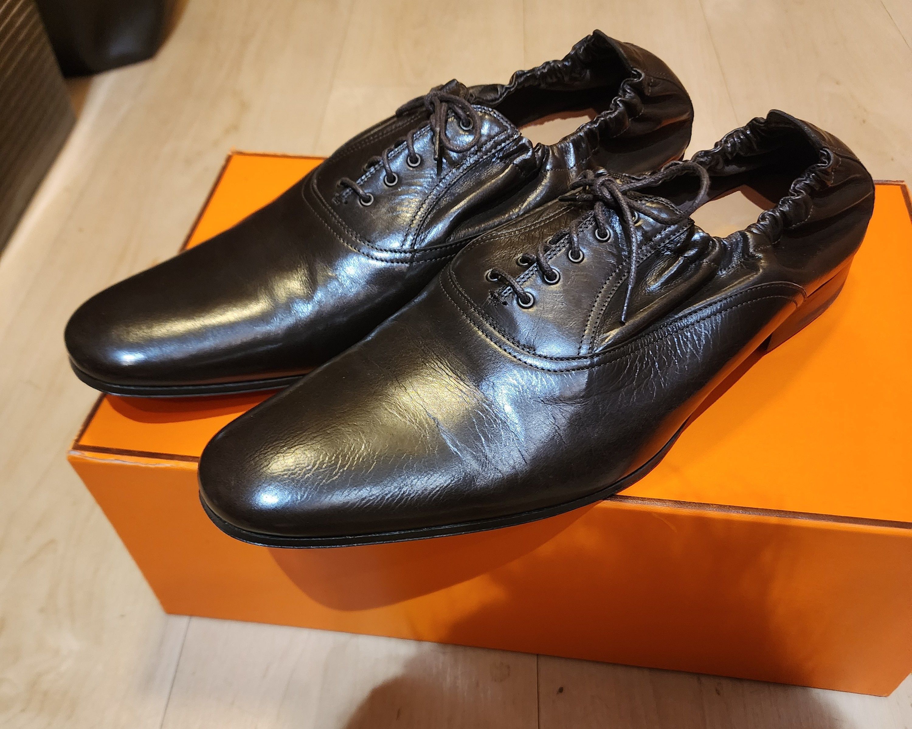 Hermes Hermes exotic leather lace-ups size 44 Size US 11 / EU 44 - 18 Thumbnail