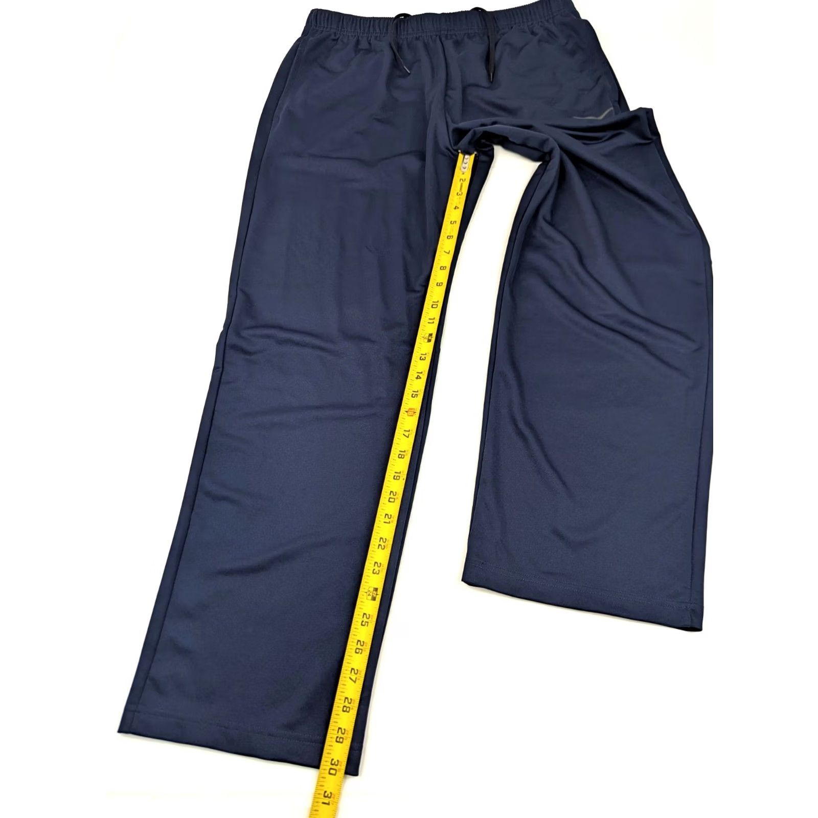 Nike Nike Dri-FIT Performance Running Lightweight Pants Men 2XL Navy Blue 34x30 Size US 39 - 3 Thumbnail