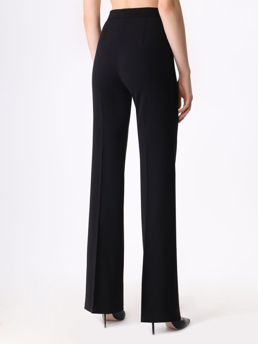Pinko o1s22i1n0824 Hulka Flared Pants in Black Size 26" / US 2 / IT 38 - 3 Thumbnail