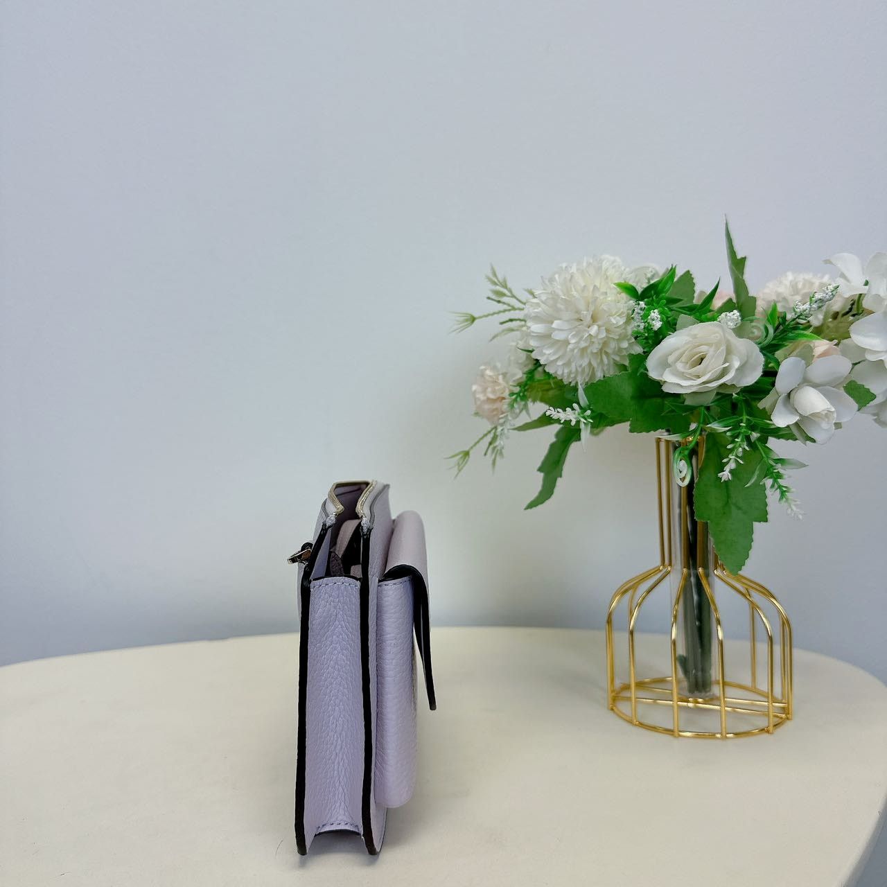 Kate Spade Kate Spade Leila Small Leather Crossbody Lilac Moon K8284 Size ONE SIZE - 4 Thumbnail