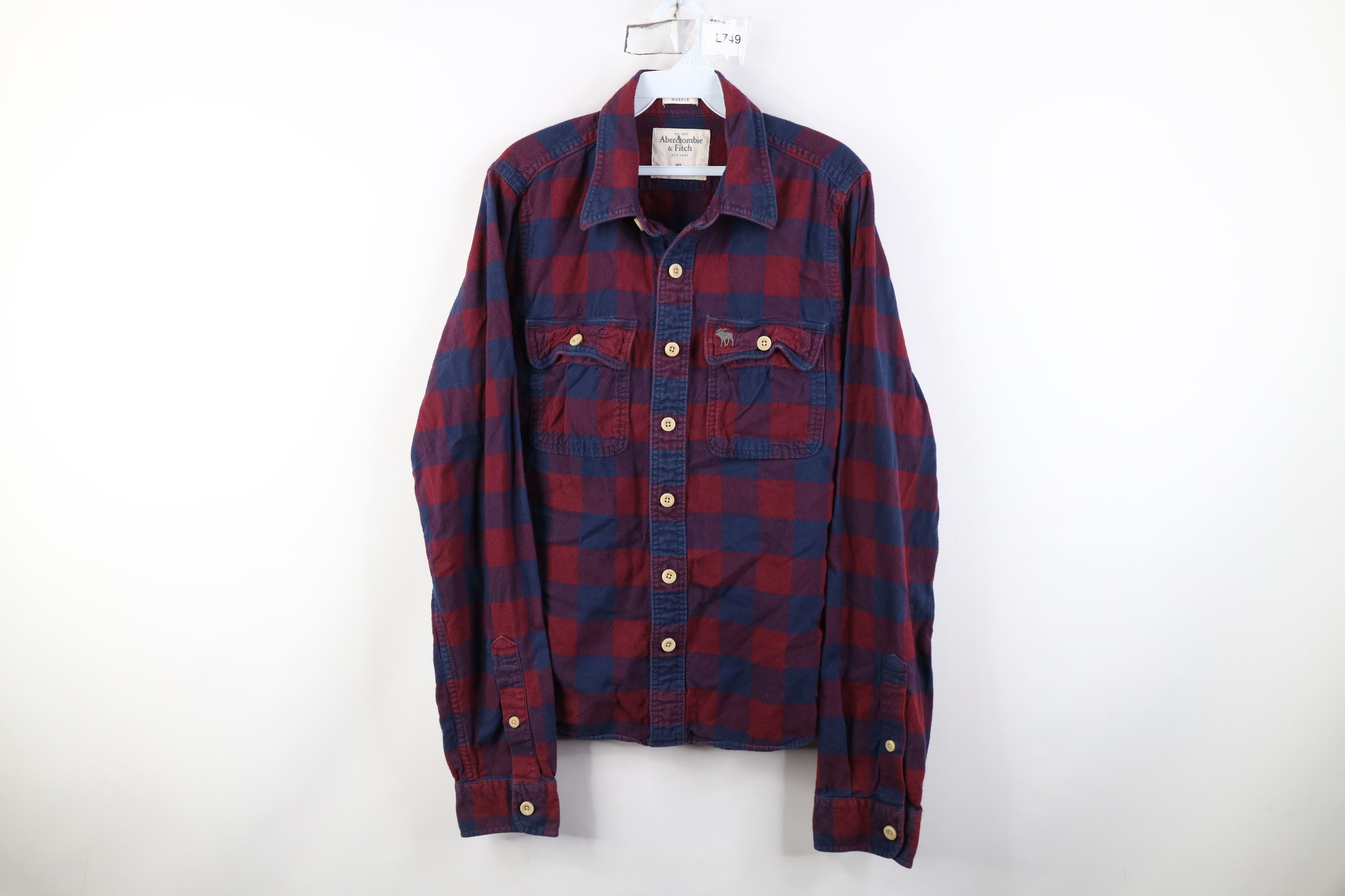 Abercrombie & Fitch Vintage 90s Y2K Abercrombie & Fitch Flannel Button Shirt Size US XL / EU 56 / 4 - 1 Thumbnail