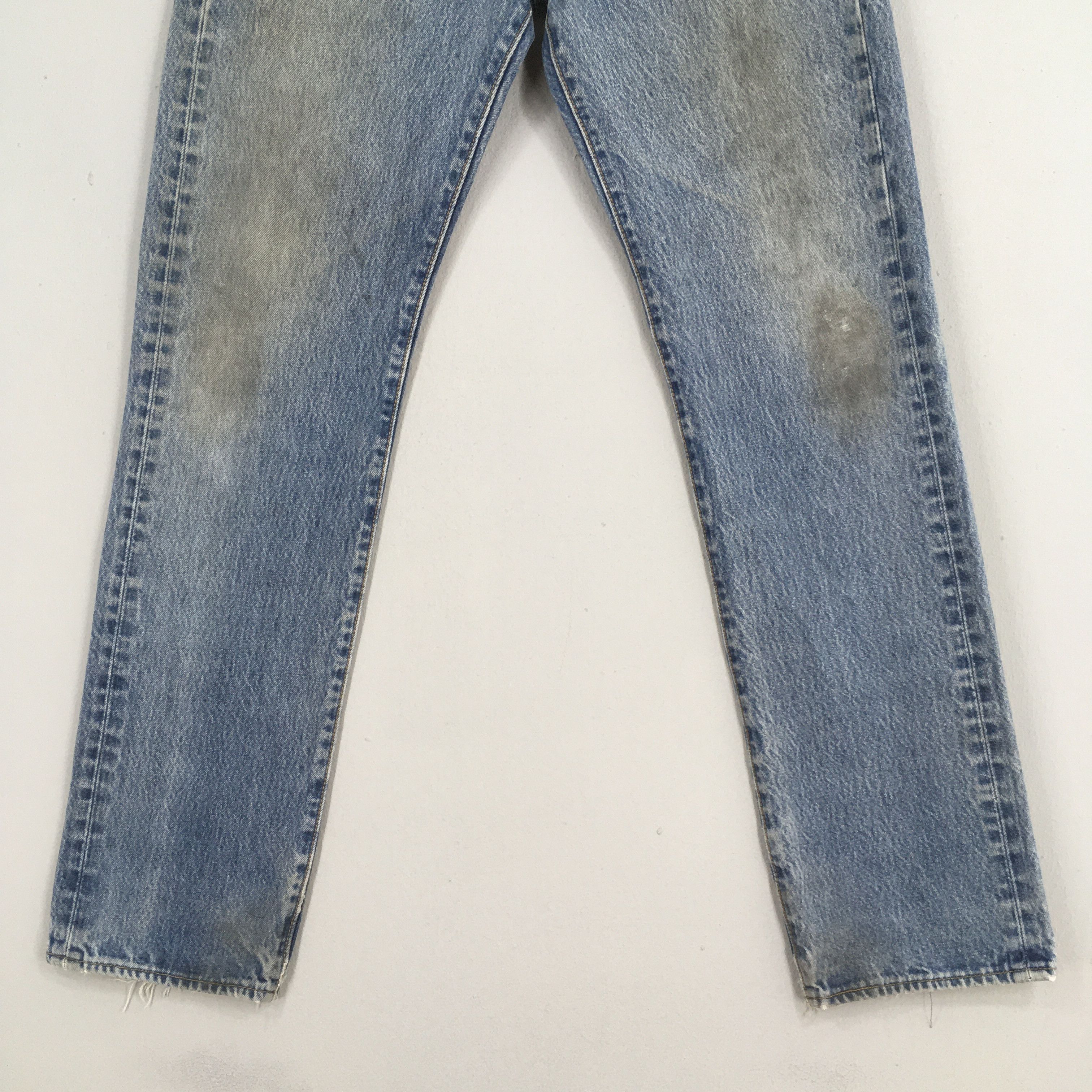 Levi's Size 31x32 Vintage 90s Levi's 501 Faded Dirty Jeans S652 Size US 31 - 3 Thumbnail