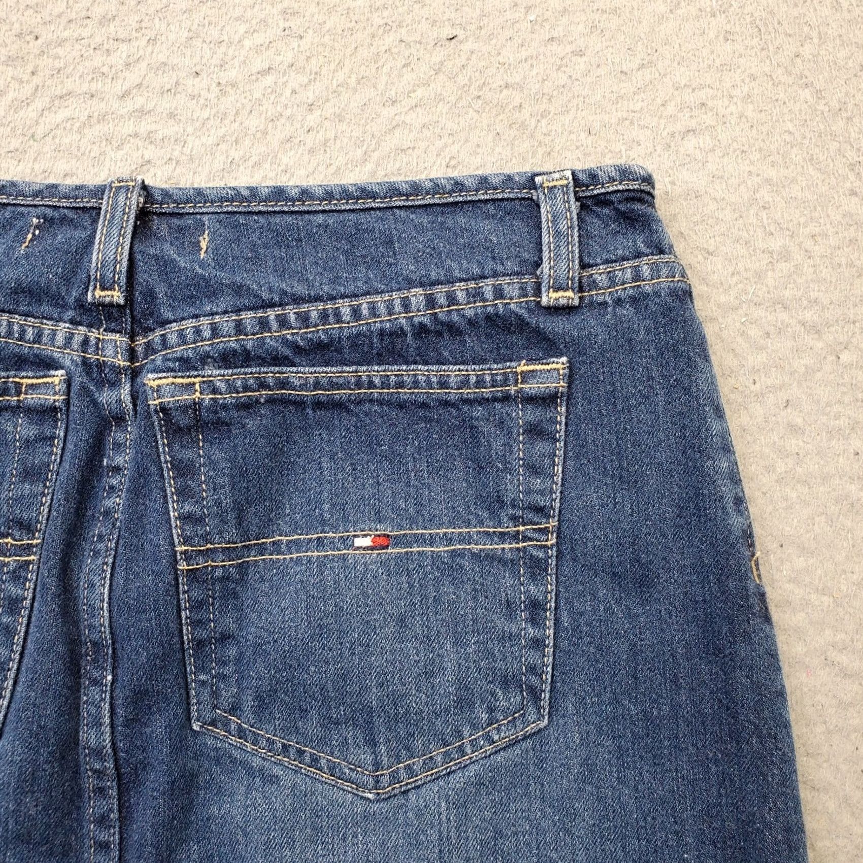 Tommy Hilfiger Tommy Hilfiger Skirt Womens 6 Blue Denim Straight & Pencil 5-Pocket Vented Zip Pockets Size 28" / US 6 / IT 42 - 8 Thumbnail