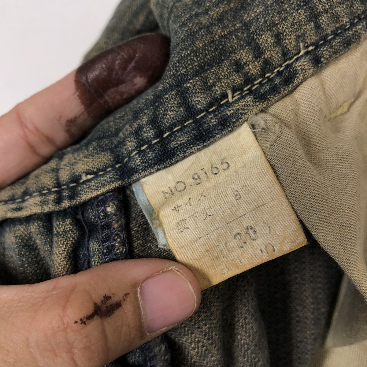 Blue Blue Japan VINTAGE DENIM JEANS BUSH PANTS BLUE WAY ISSEY MIYAKE Size US 30 / EU 46 - 10 Thumbnail