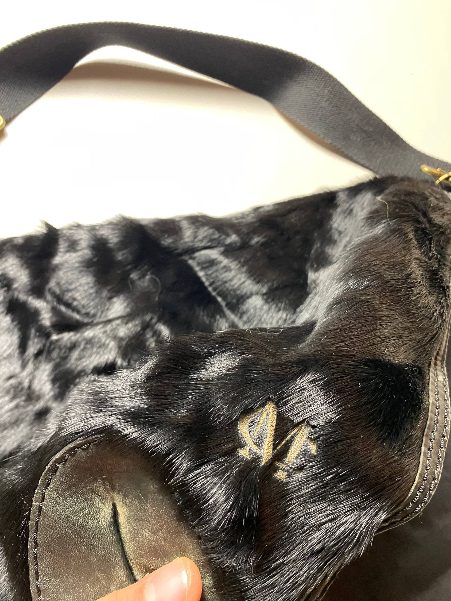 Marlboro Vintage Marlboro Hadle Bags leather and Fur Size ONE SIZE - 2 Thumbnail