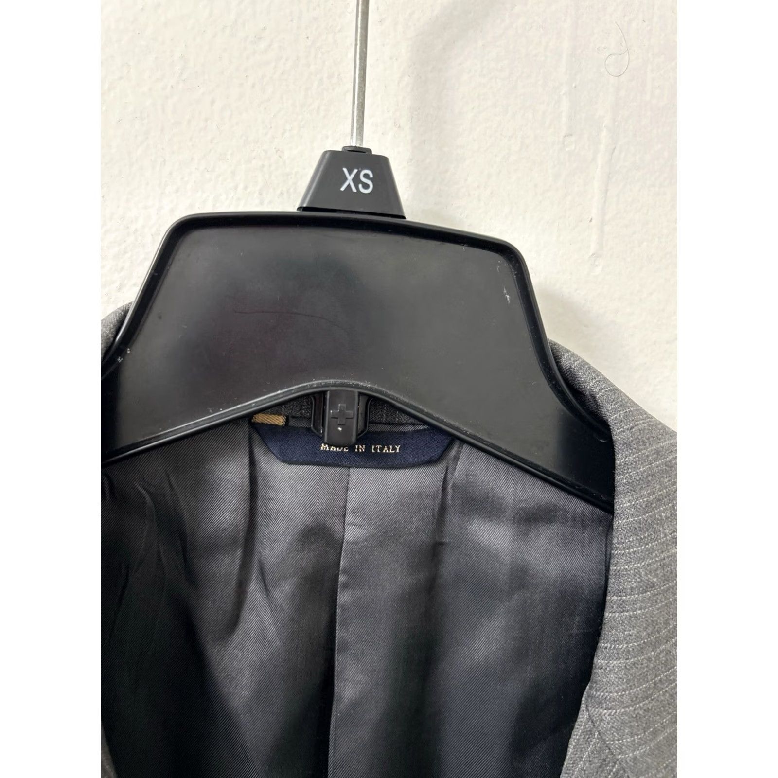 Brooks Brothers Brooks Brothers Blazer Jacket Mens 44/39 Gray Pinstripe 100% Wool Made in Italy - Classic Business Suit Size 44R - 6 Thumbnail