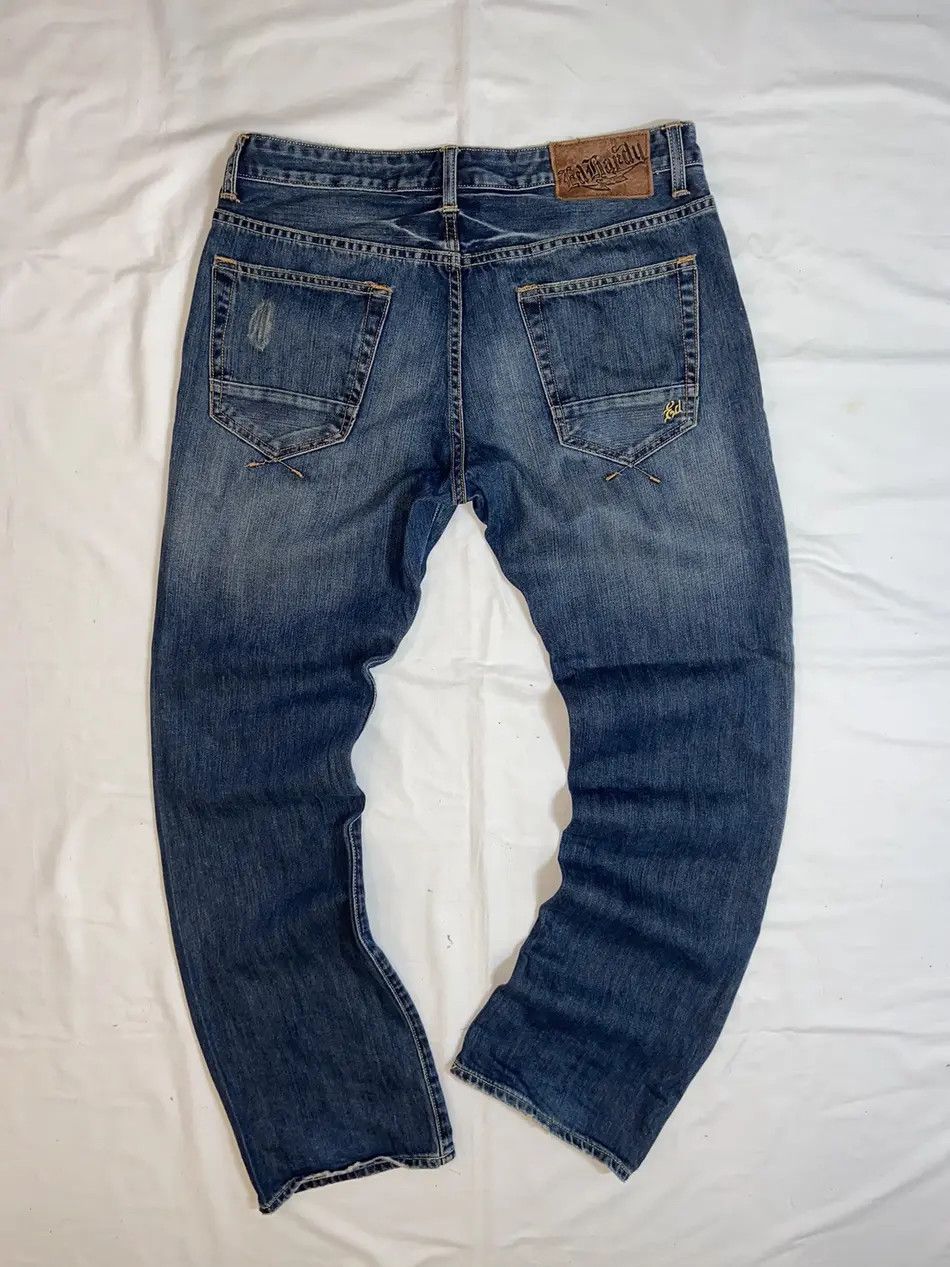 Ed Hardy VINTAGE ED HARDY Y2K RAP JEANS AFFLICTION DENIM PANTS JAPAN Size US 34 / EU 50 - 3 Thumbnail