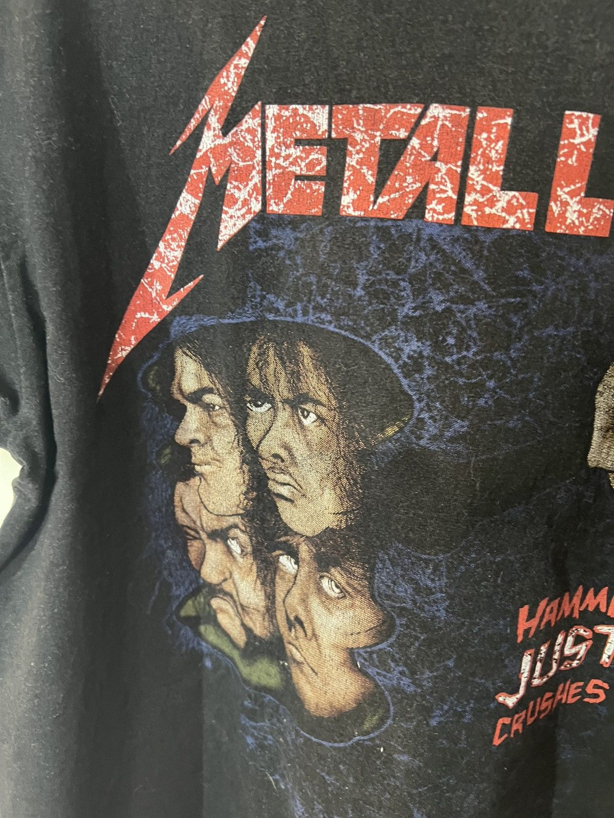 Band Tees Shirt vintage Metallica early Y2K Justice Size US L / EU 52-54 / 3 - 4 Thumbnail