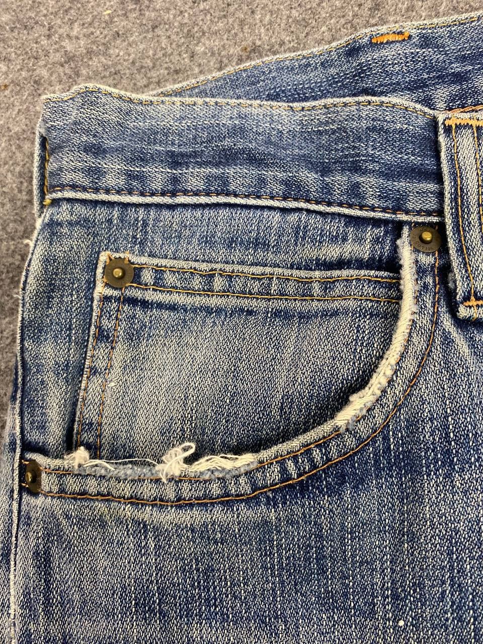 Vintage vintage wrangler distressed denim nice design Size US 34 / EU 50 - 14 Thumbnail