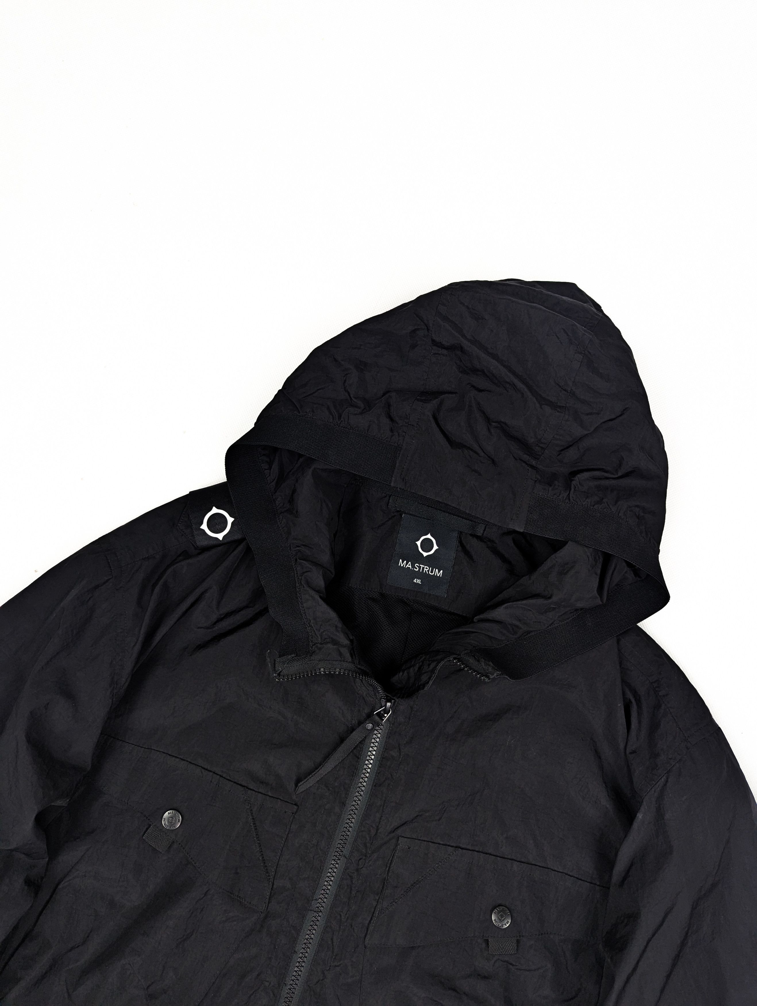 MA.STRUM Ma.strum crinkled nylon taffeta jacket 4XL Size US XXL / EU 58 / 5 - 2 Thumbnail