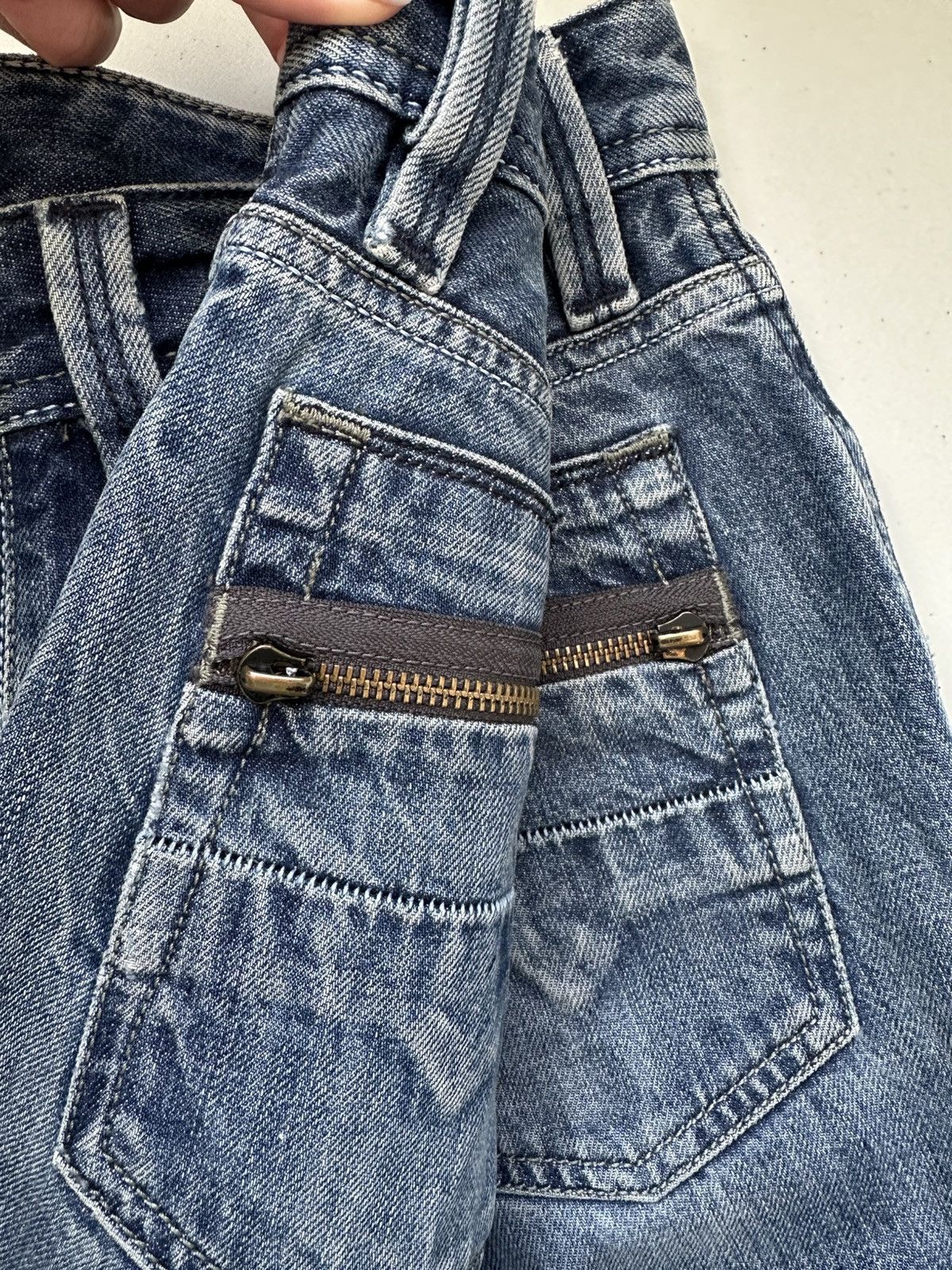 Diesel Vintage Y2k Diesel Larkee Zip Denim Jeans Pants Size US 30 / EU 46 - 5 Thumbnail