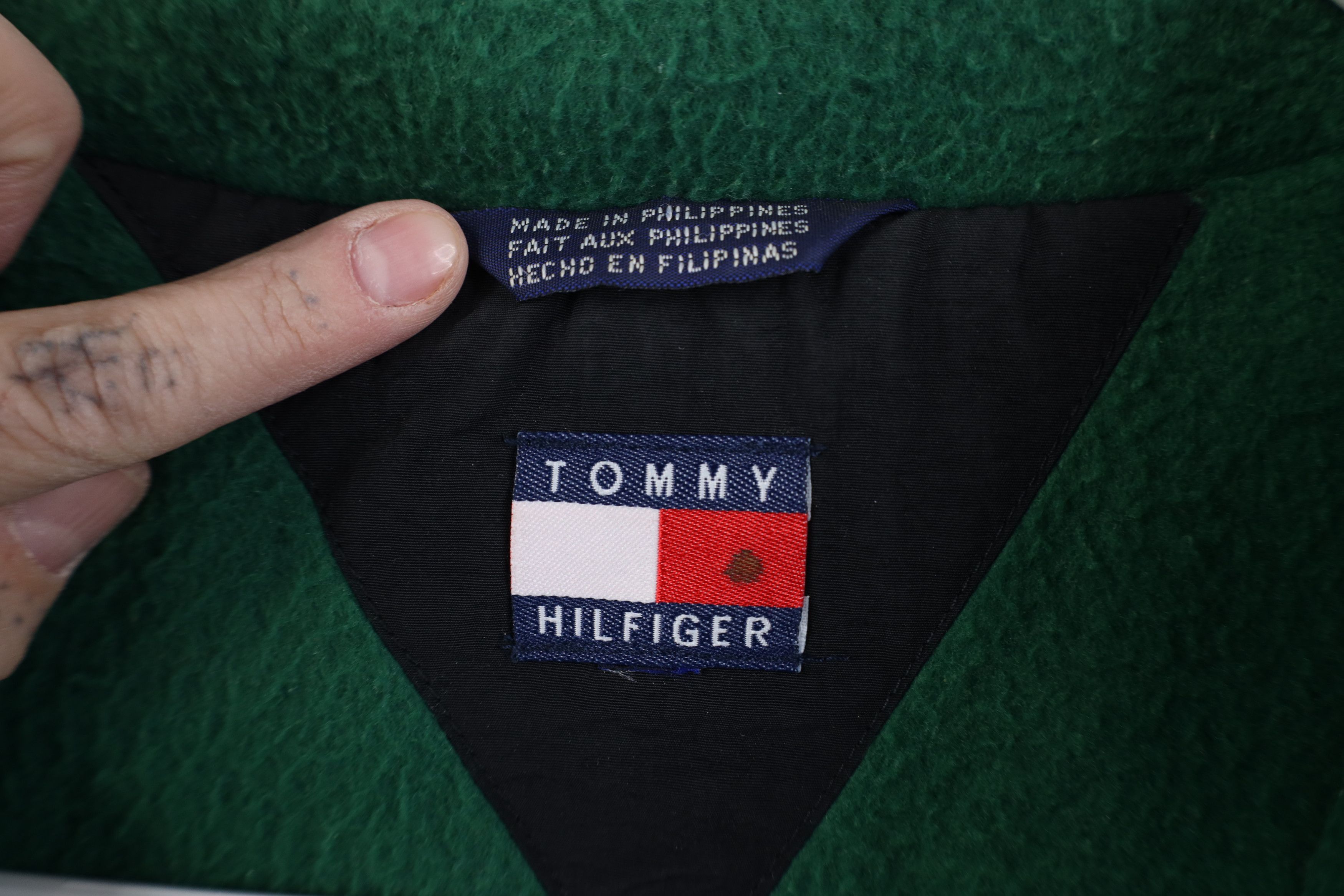 Tommy Hilfiger Vintage 90s Tommy Hilfiger Block Fleece Lined Vest Jacket Size US S / EU 44-46 / 1 - 5 Thumbnail