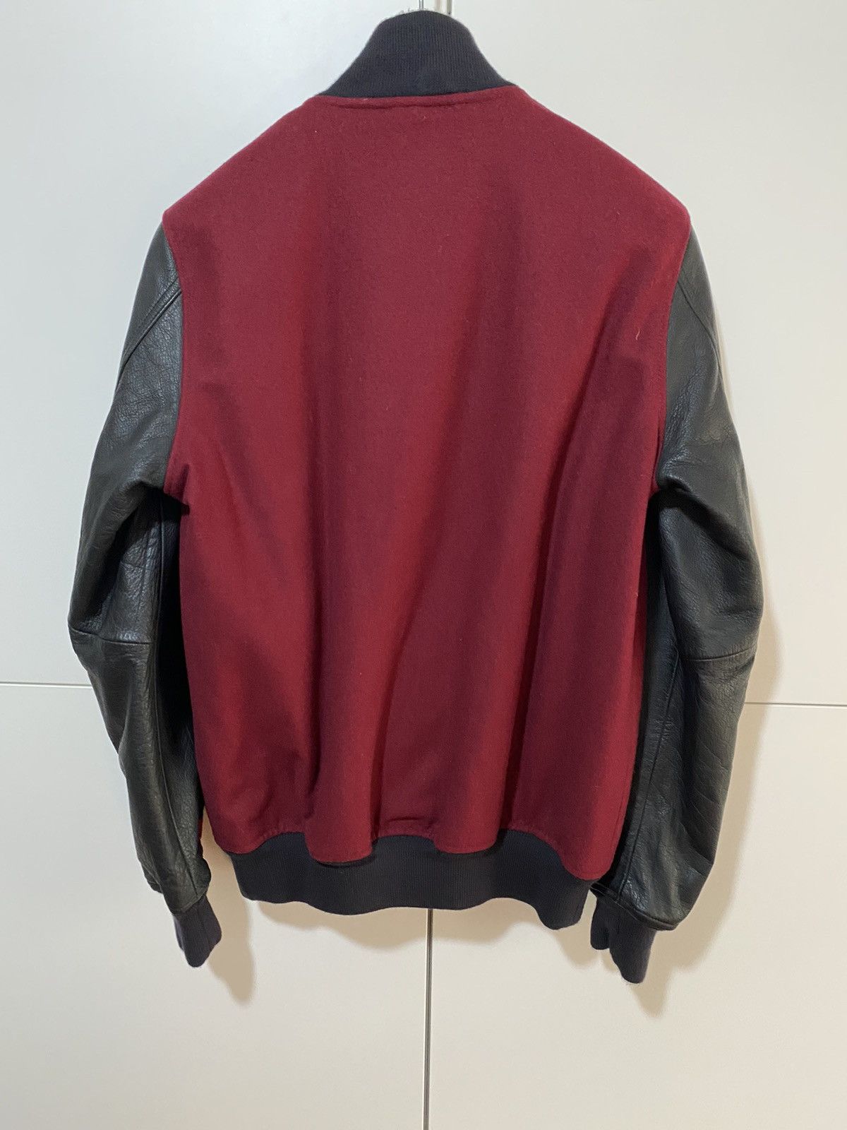 Nike Nike Destroyer Varsity Jacket M, red black, with leather Size US M / EU 48-50 / 2 - 8 Thumbnail