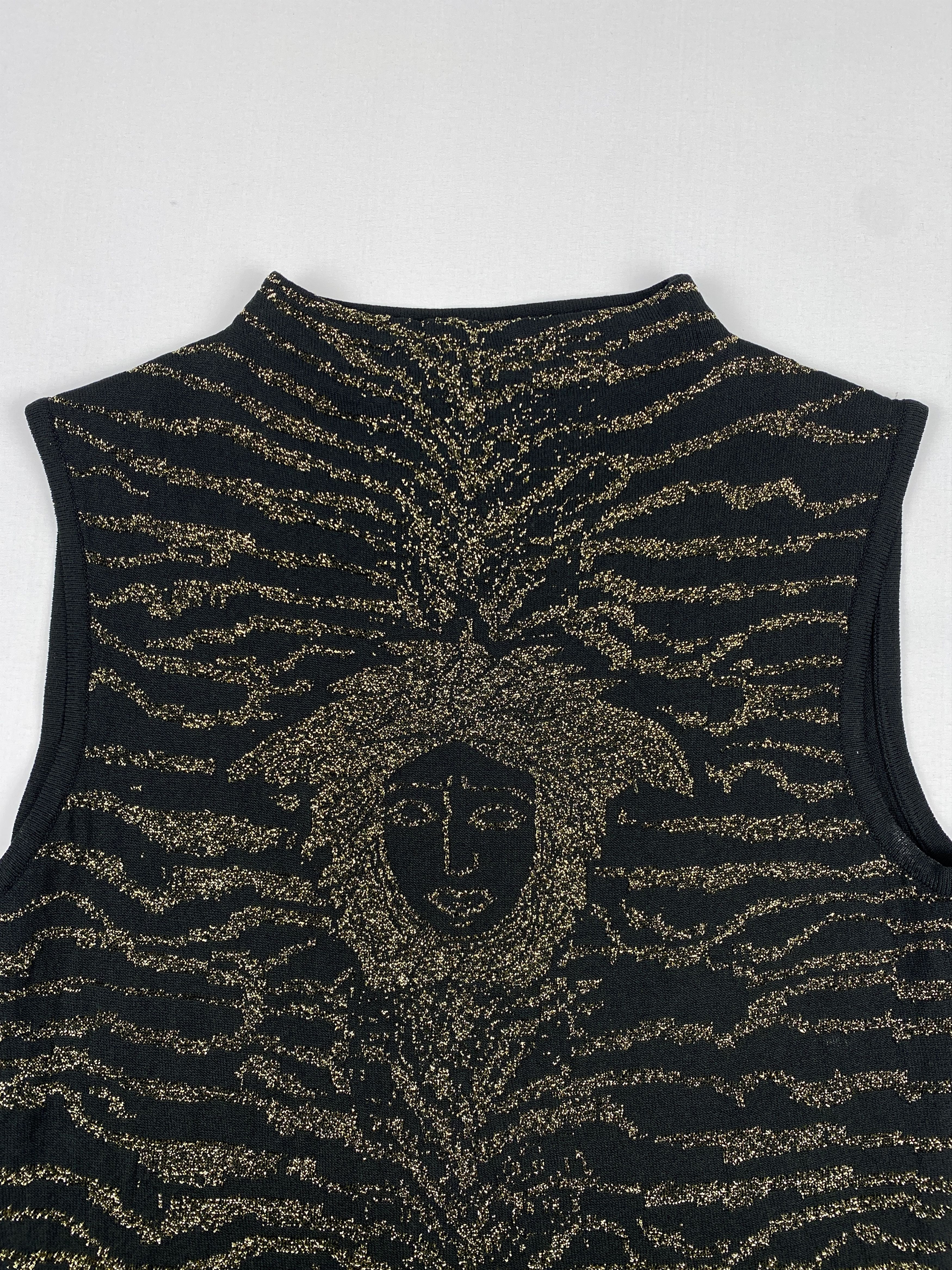 Versace Jeans Couture Medusa Tank Top Size L / US 10 / IT 46 - 3 Thumbnail