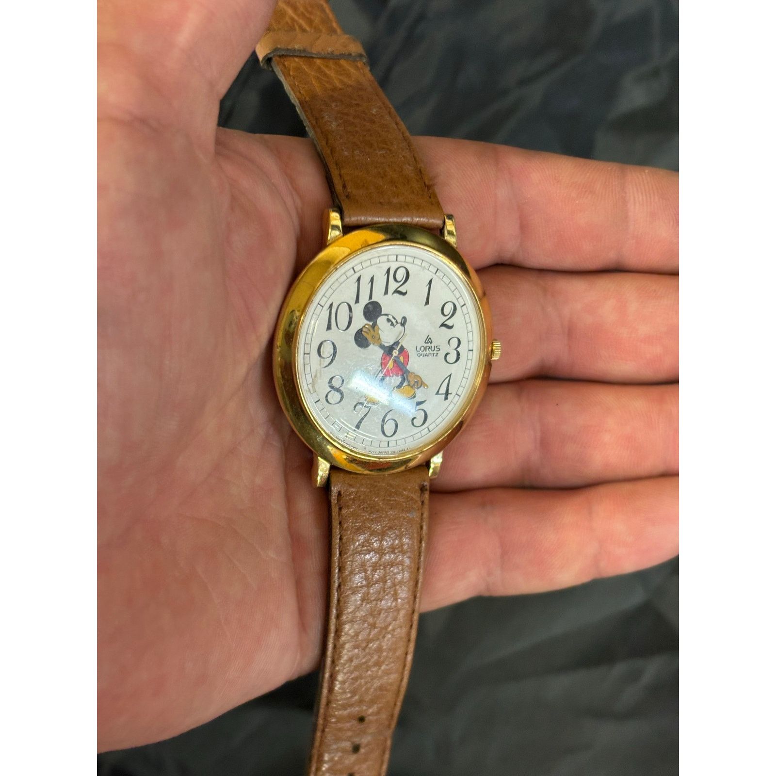 Seiko Vintage Lorus Micky Mouse Watch! New Battery! Size ONE SIZE - 5 Thumbnail