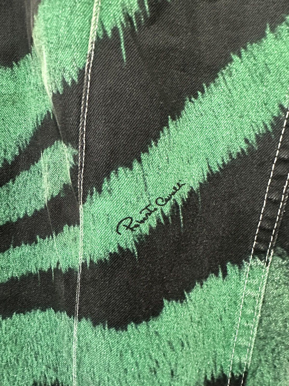 Roberto Cavalli Roberto Cavalli Runway Zebra Print Jeans Size 29" - 3 Thumbnail