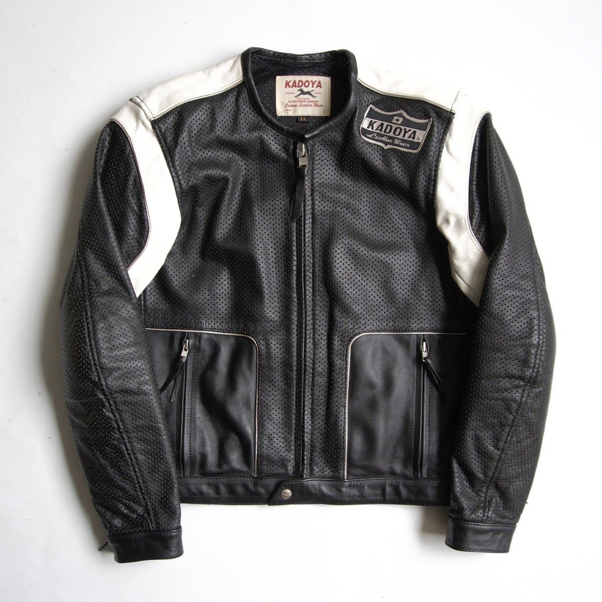 Kadoya KADOYA Black Star Leather Riders Jacket | Grailed