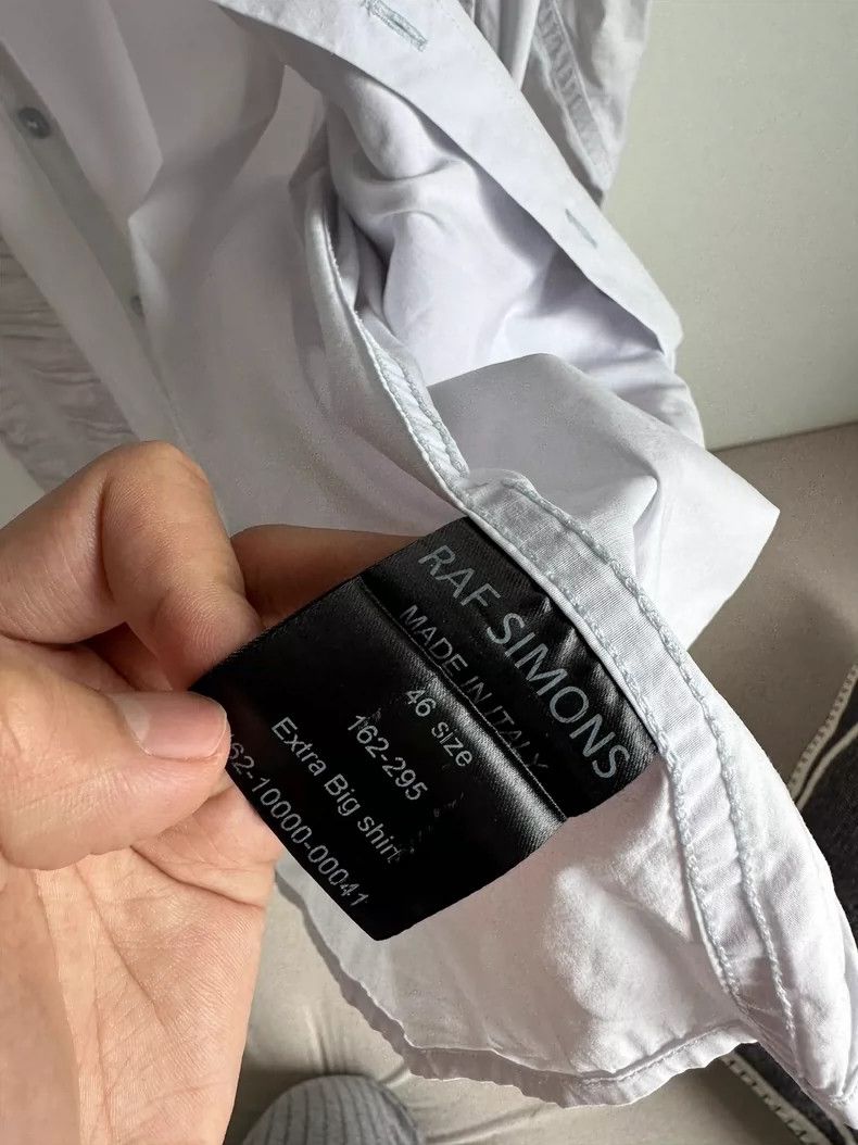 Raf Simons Raf simons Light blue silhouette shirt Size US S / EU 44-46 / 1 - 4 Thumbnail