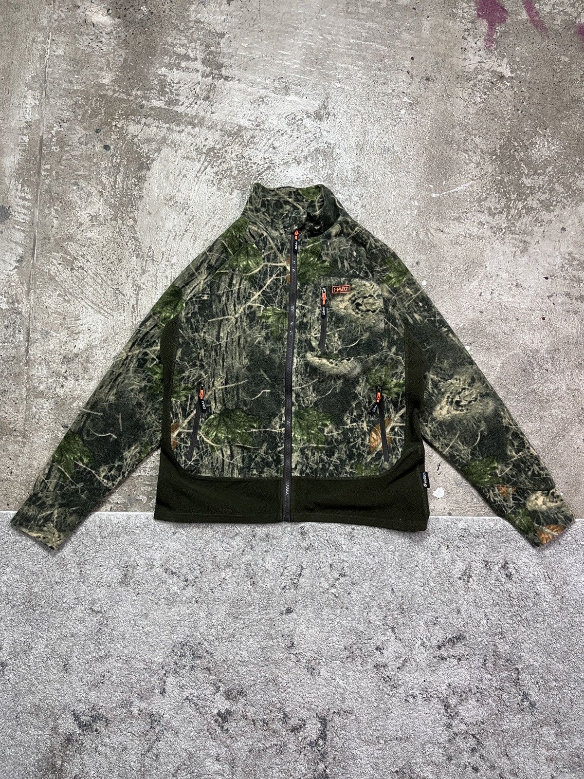 Vintage WINDTECH MEMBRANA CAMO FLEECE JACKET - LOT № 2256 Size US L / EU 52-54 / 3 - 7 Thumbnail