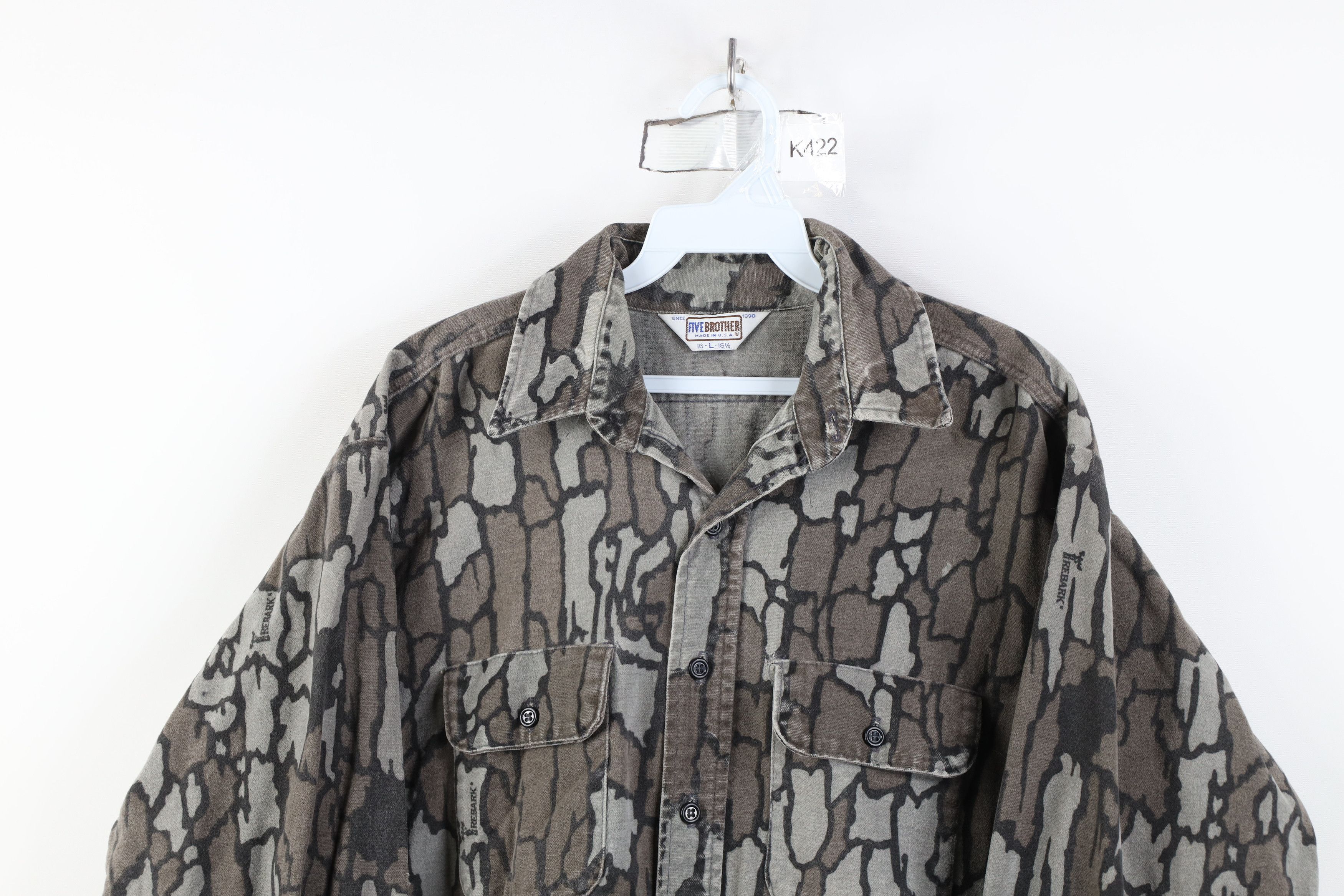 FiveBrother Vintage 70s Five Brother Chamois Cloth Button Shirt USA Size US L / EU 52-54 / 3 - 2 Thumbnail