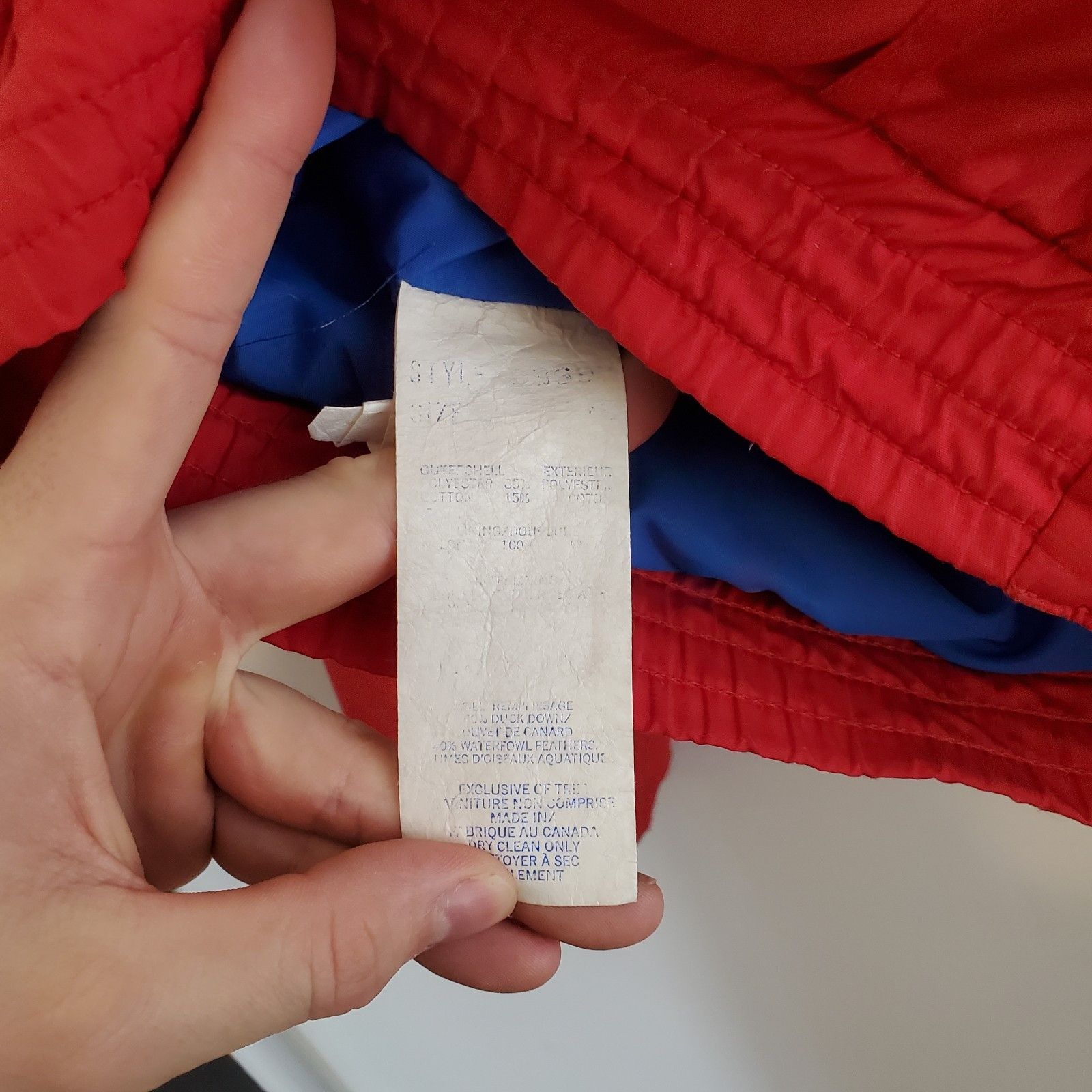 Canada Goose Vintage Canada Goose Snow Goose Down Puffer Coat Red Size L Size US L / EU 52-54 / 3 - 5 Thumbnail