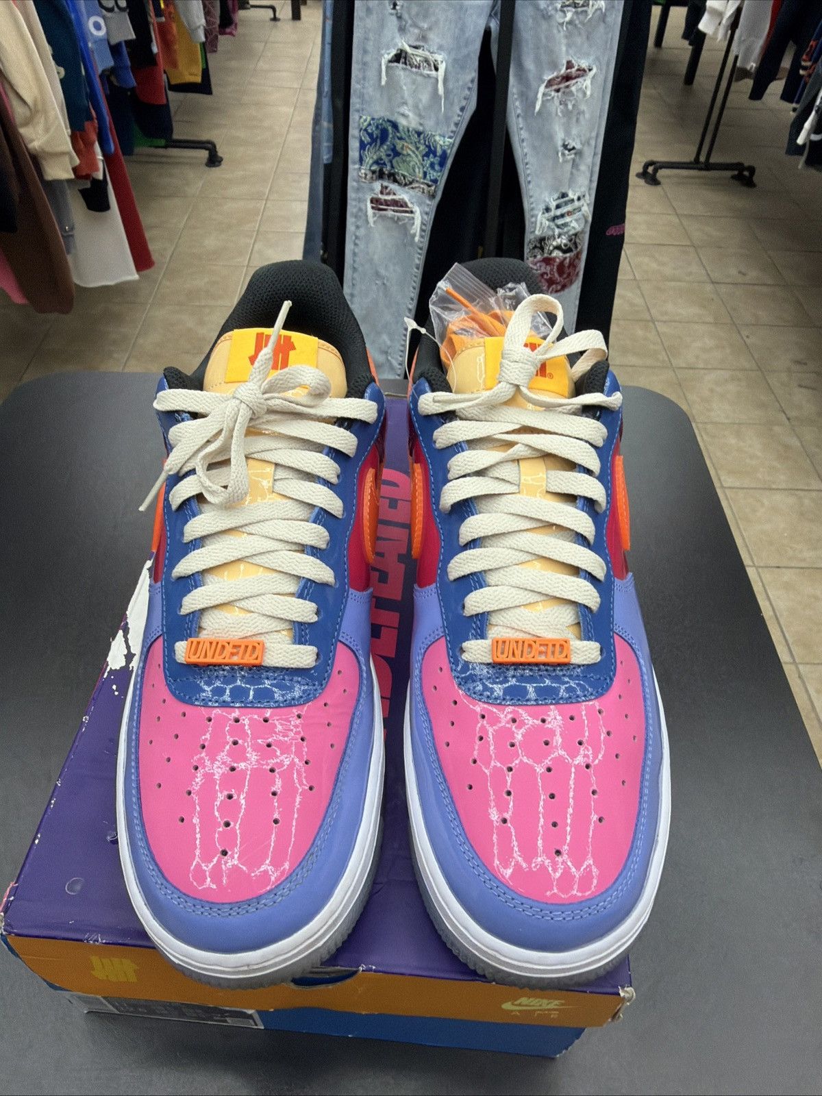 Nike Nike Undefeated x Air Force 1 Low Tota Size 11 OG All Quick Size US 11 / EU 44 - 5 Thumbnail