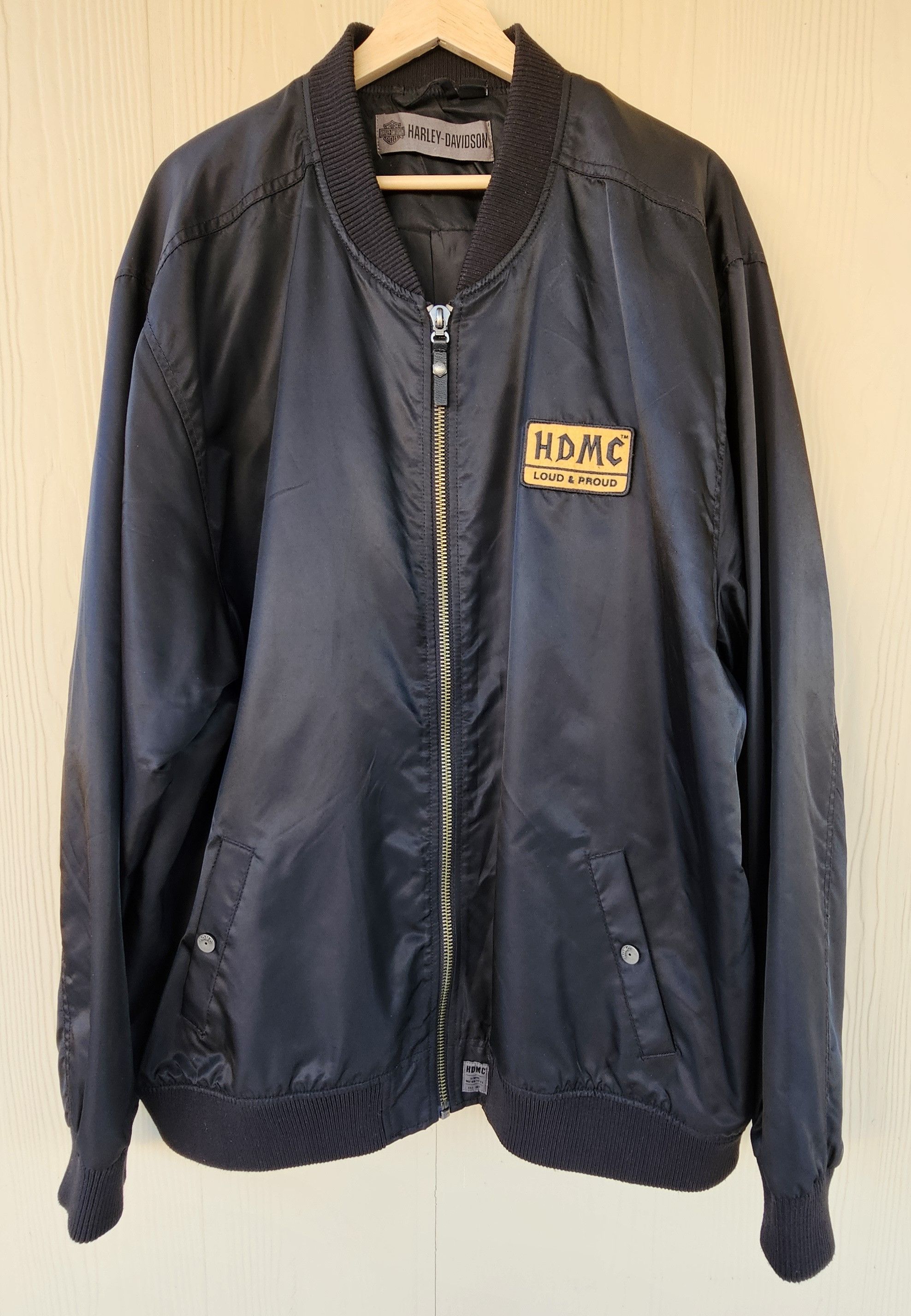 Harley Davidson Harley-Davidson 3XL Slim Fit HDMC Patch Bomber Jacket 2XL Size US XXL / EU 58 / 5 - 1 Thumbnail