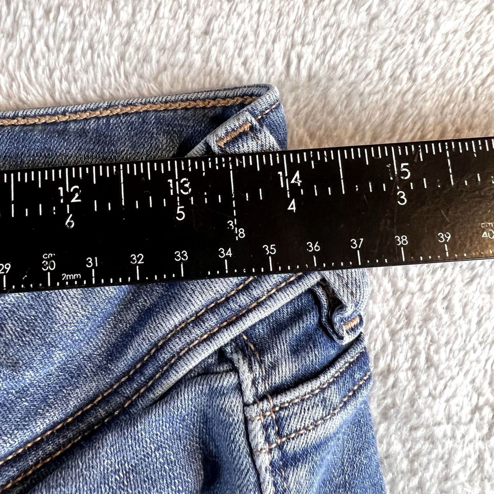 American Eagle Outfitters American Eagle Outfitters Jeans Boots Cut Womens 4 Blue Bootcut Stretch 28x31 Blue Boho 90s Womens Size 27" / US 4 / IT 40 - 3 Thumbnail