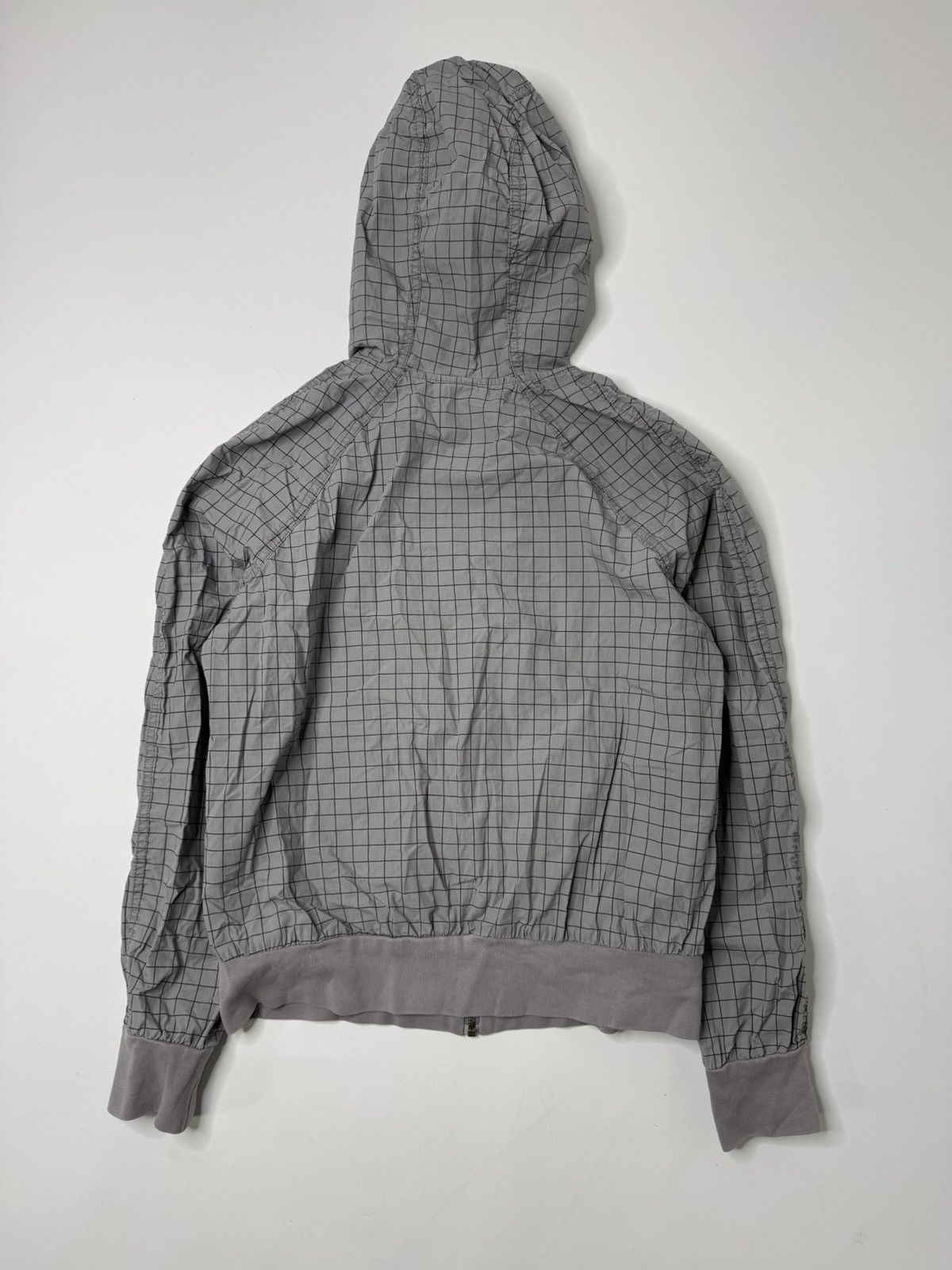 Vintage Vintage gray checked light jacket swag avant garde skate sk8 Size S / US 4 / IT 40 - 8 Thumbnail