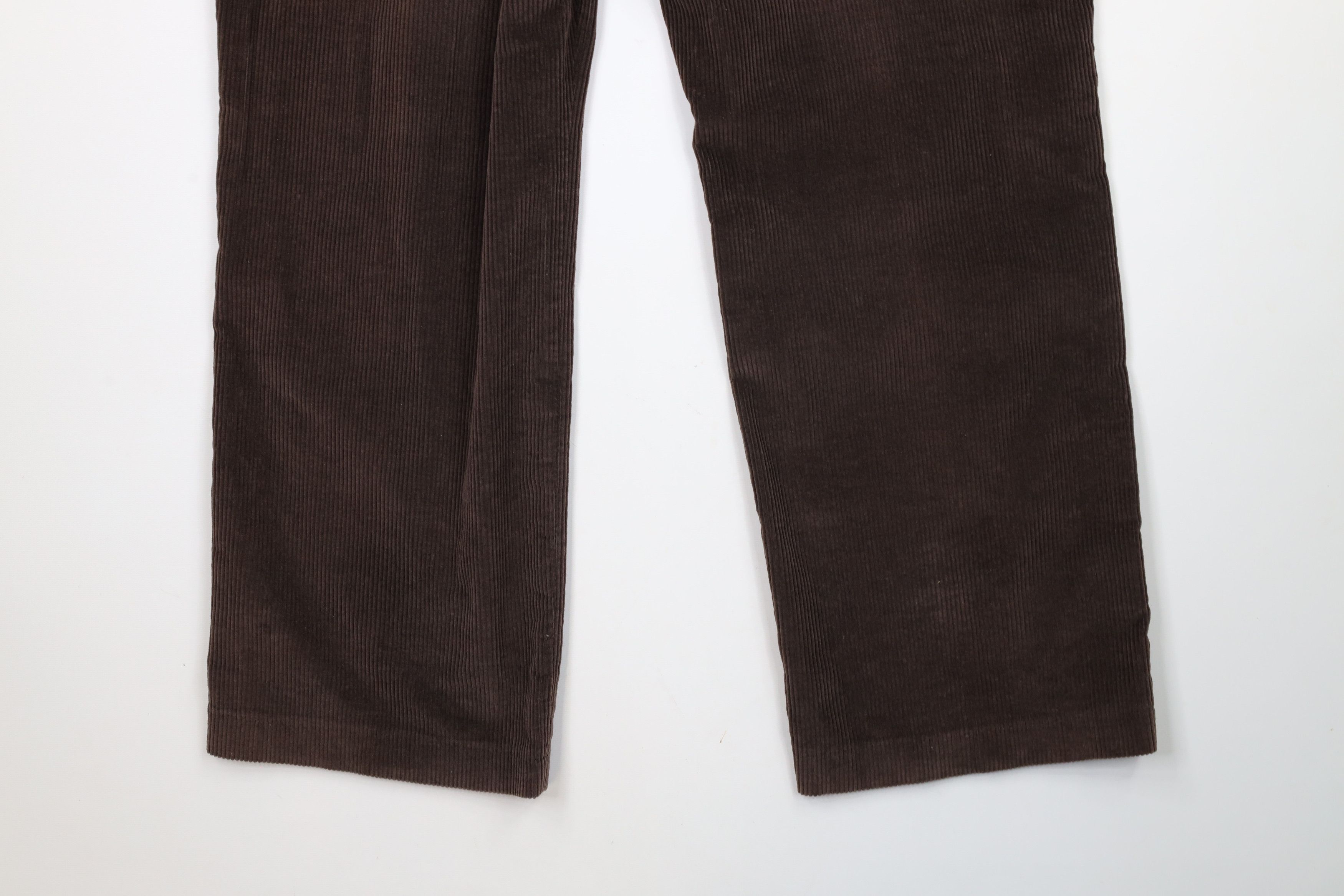 Vintage Vintage 90s Streetwear Wide Leg Corduroy Chino Pants Brown Size US 36 / EU 52 - 11 Thumbnail