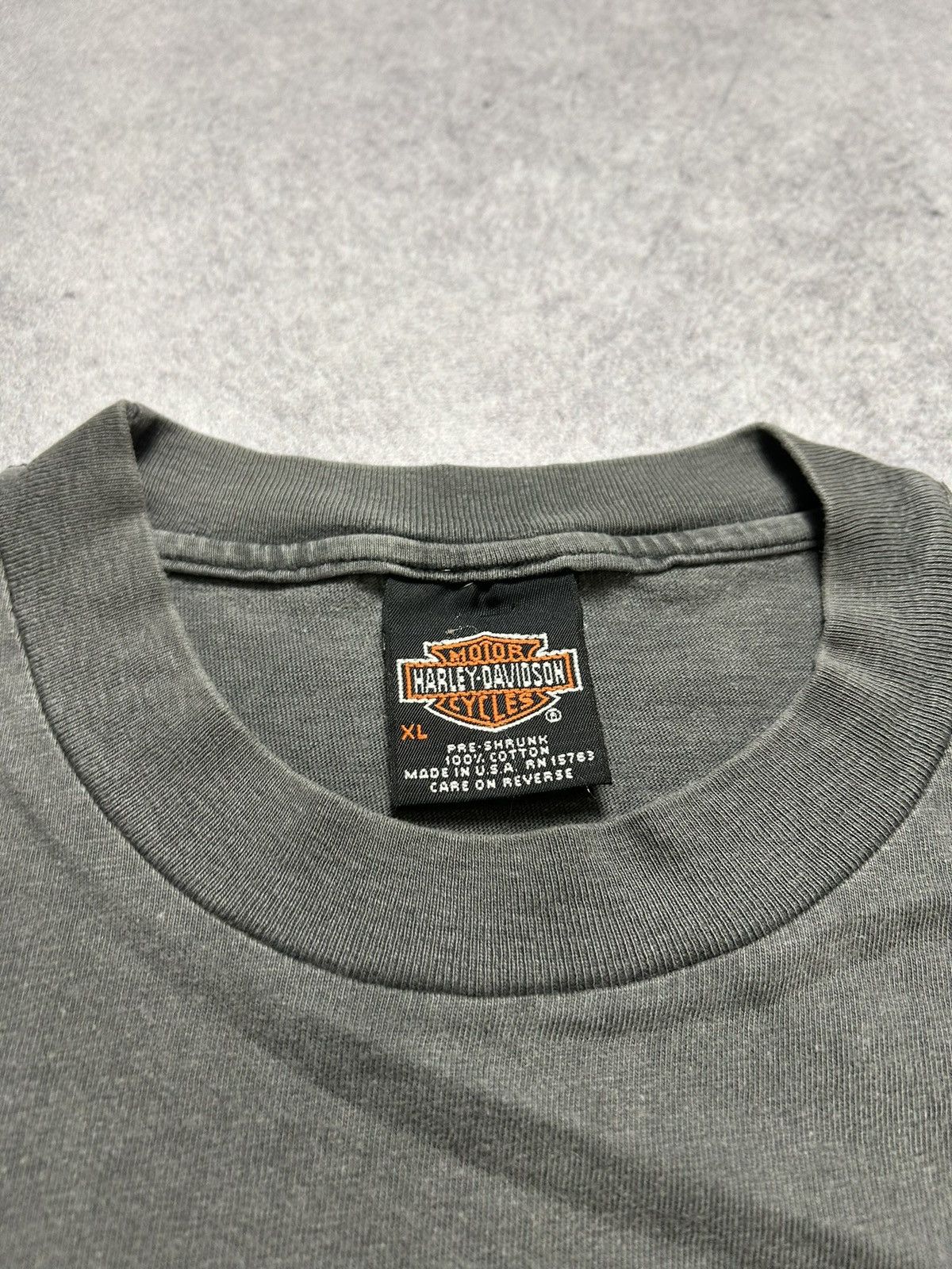 Harley Davidson × Vintage vintage 1996 Harley Davidson Dick Farmer Made in USA t-shirt Size US XL / EU 56 / 4 - 7 Thumbnail