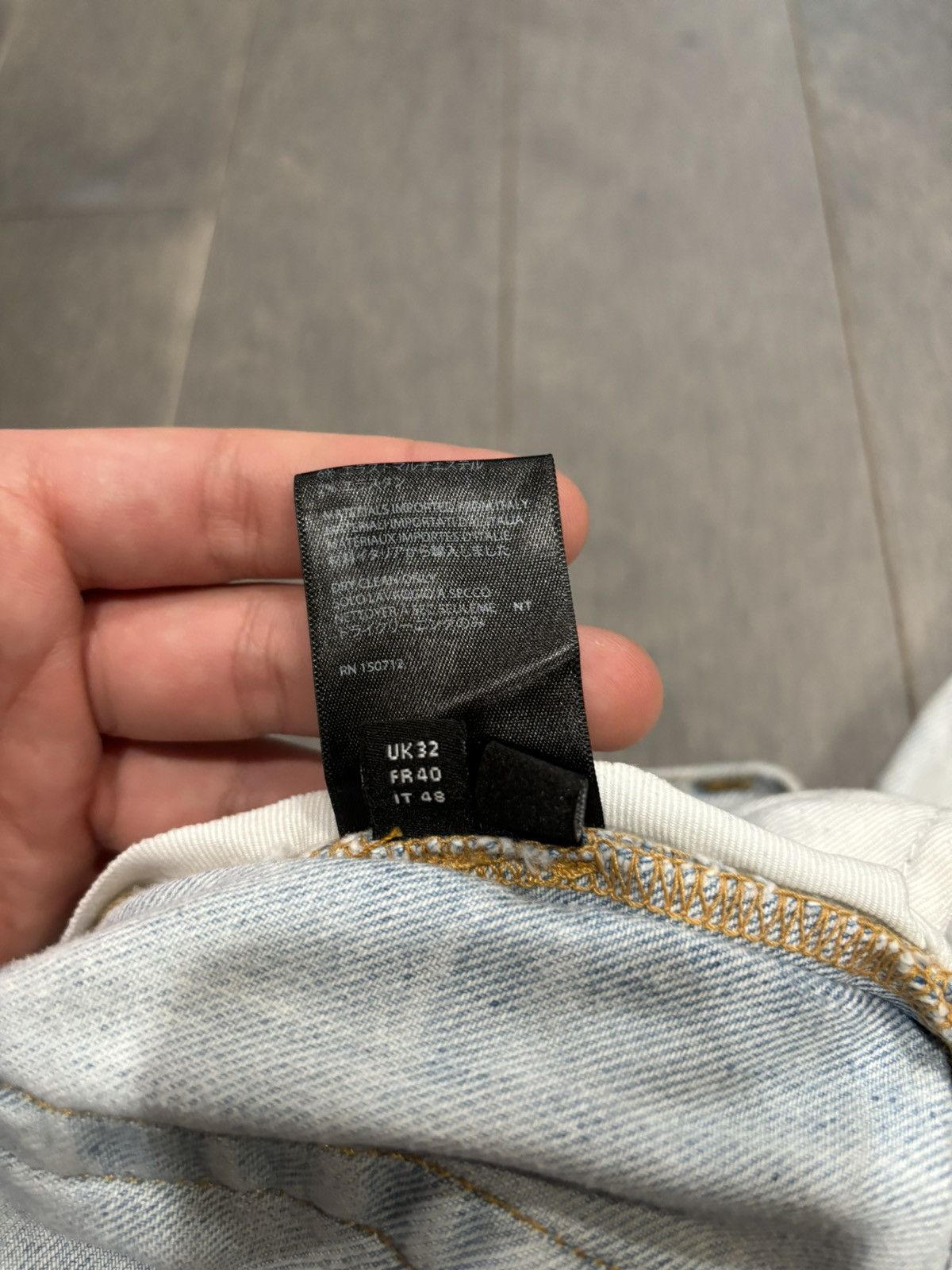 Amiri Amiri A patch unc blue jeans Size US 32 / EU 48 - 5 Thumbnail