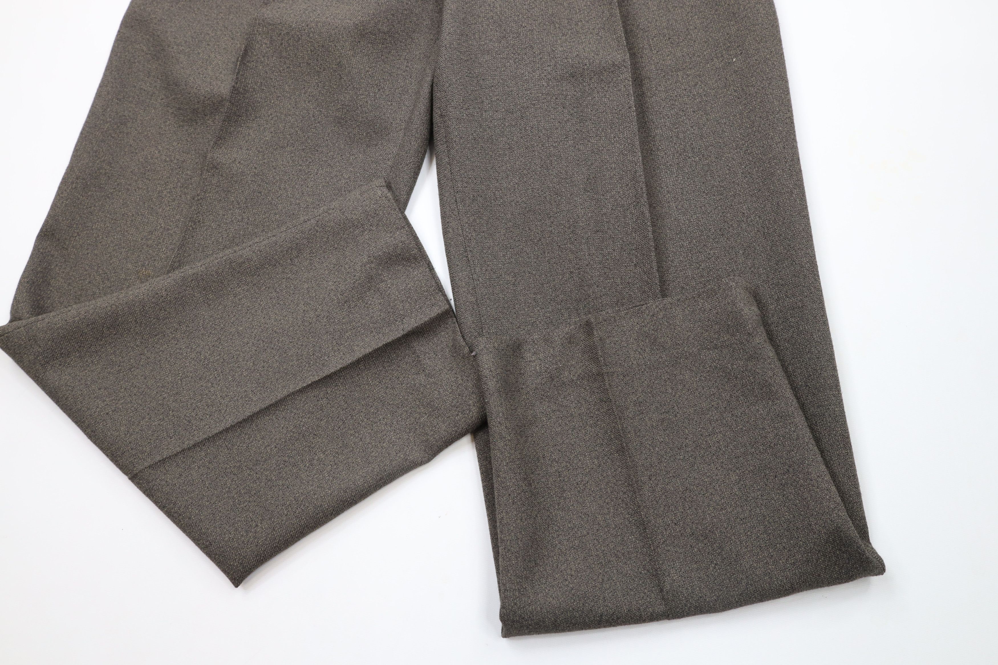 Vintage Vintage 90s Streetwear Wide Leg Chino Pants Brown USA Size US 34 / EU 50 - 5 Thumbnail