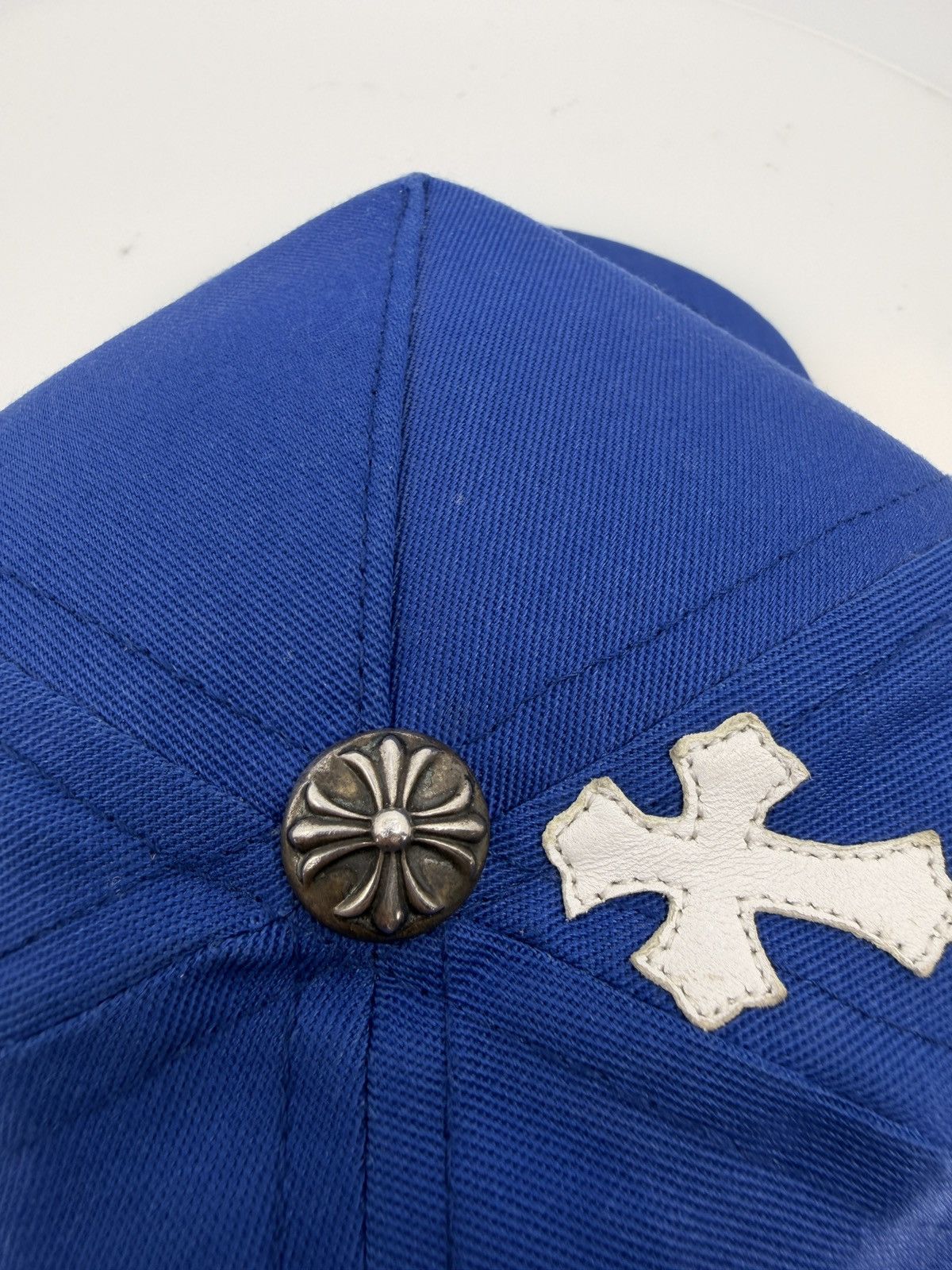 Chrome Hearts Chrome Hearts Cross Patch Hat Blue/White Size ONE SIZE - 5 Thumbnail