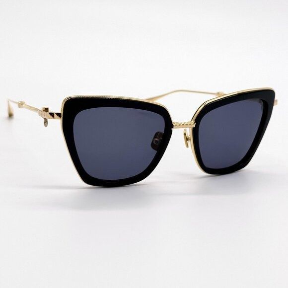 Valentino NEW VALENTINO SUNGLASSES VLS-165A BLACK/GOLD WOMEN EYEWEAR Size ONE SIZE - 5 Thumbnail