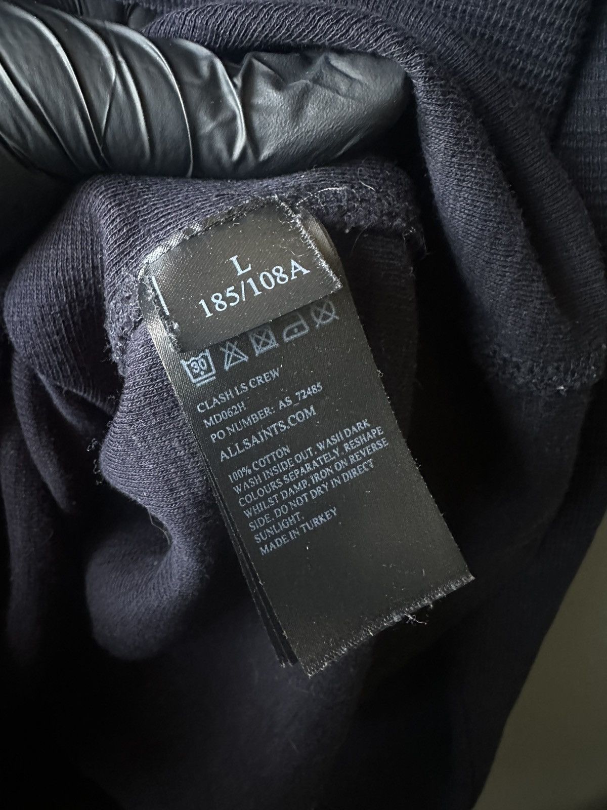 Allsaints Allsaints Clash LS Crew Long Sleeve Size L Size US L / EU 52-54 / 3 - 4 Thumbnail