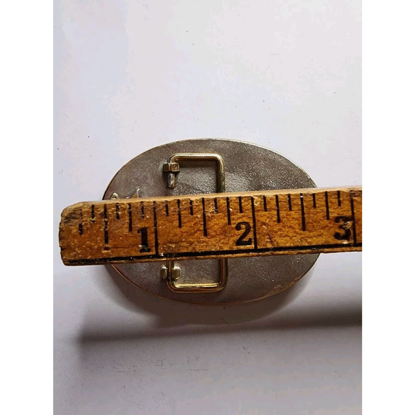 Champion VINTAGE Cheyenne Trap Club Champion Belt Buckle Western One Size Silver Plated Brass Logo Buckle Mens Size ONE SIZE - 2 Thumbnail