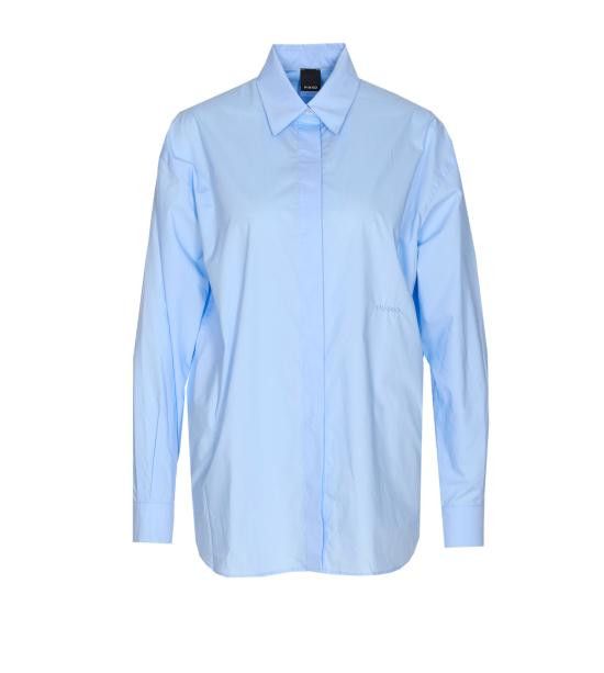 Pinko PINKO Women Shirts 102476 A2CRE38 Blue Size XS / US 0-2 / IT 36-38 - 1 Thumbnail