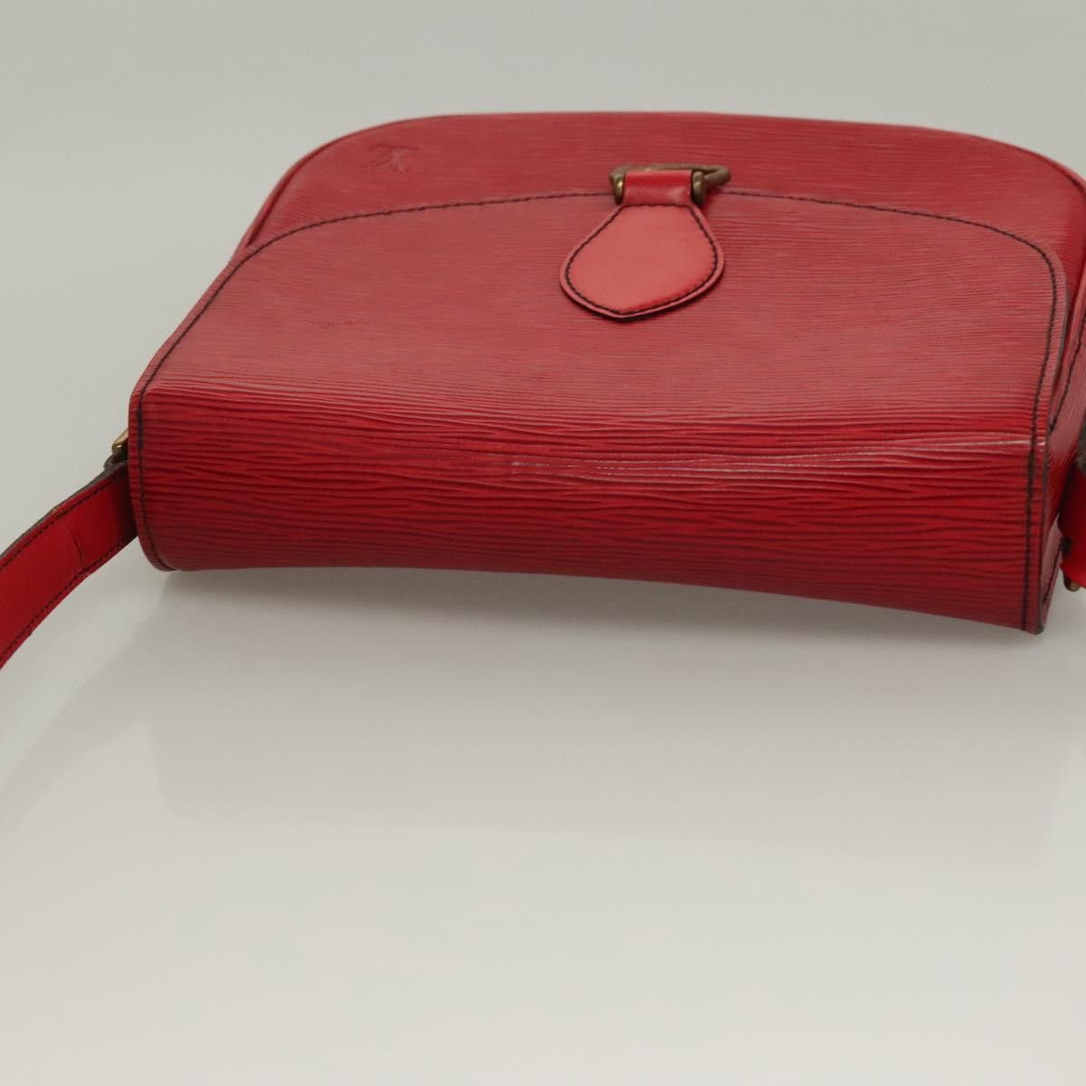 Louis Vuitton LOUIS VUITTON Epi Saint Cloud GM Shoulder Bag Red M52197 Size ONE SIZE - 6 Thumbnail