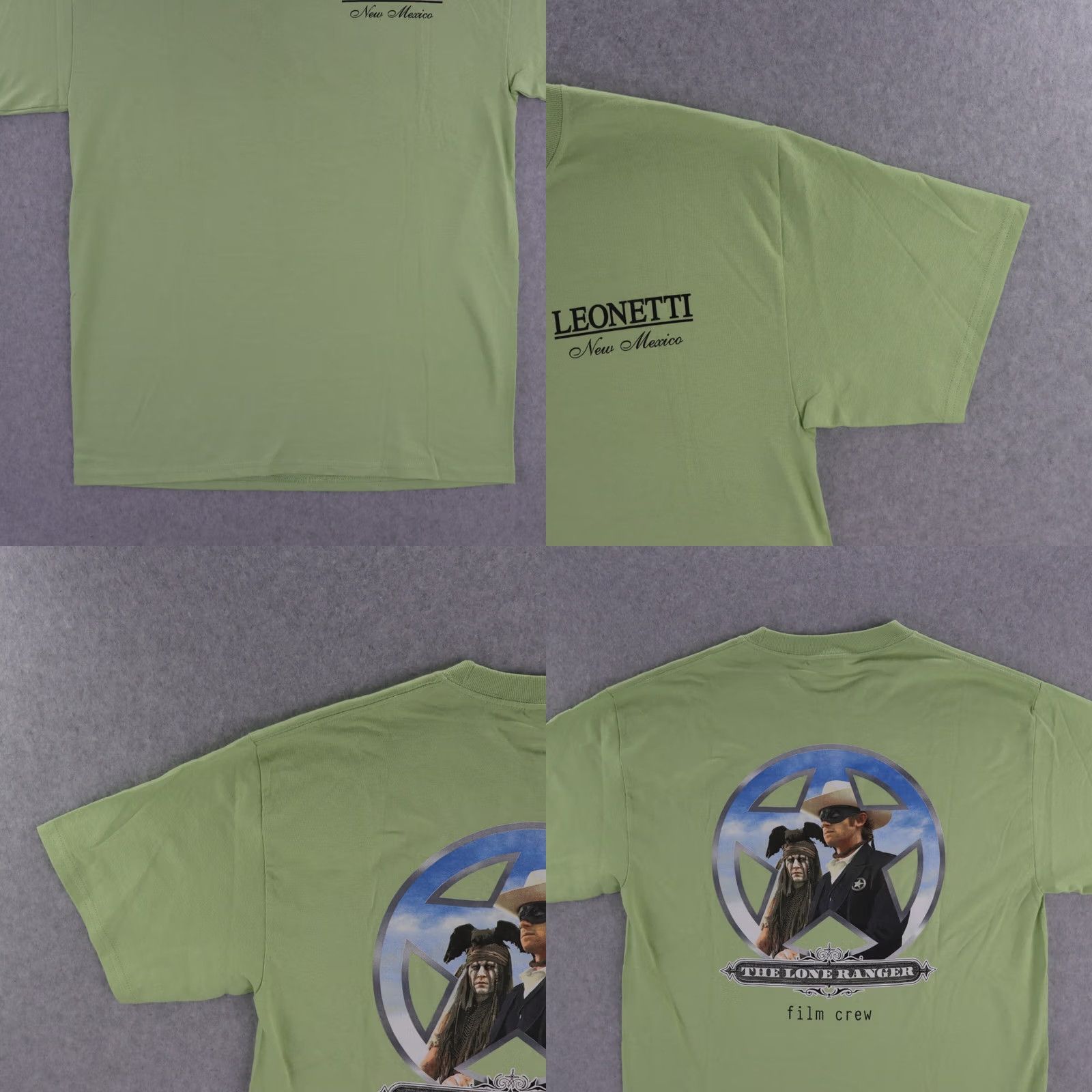 Port & Company VINTAGE The Lone Ranger Film Crew Tshirt Green PORT & COMPANY Size Medium RARE Crew Neck Mens T-Shirt Size US M / EU 48-50 / 2 - 8 Thumbnail