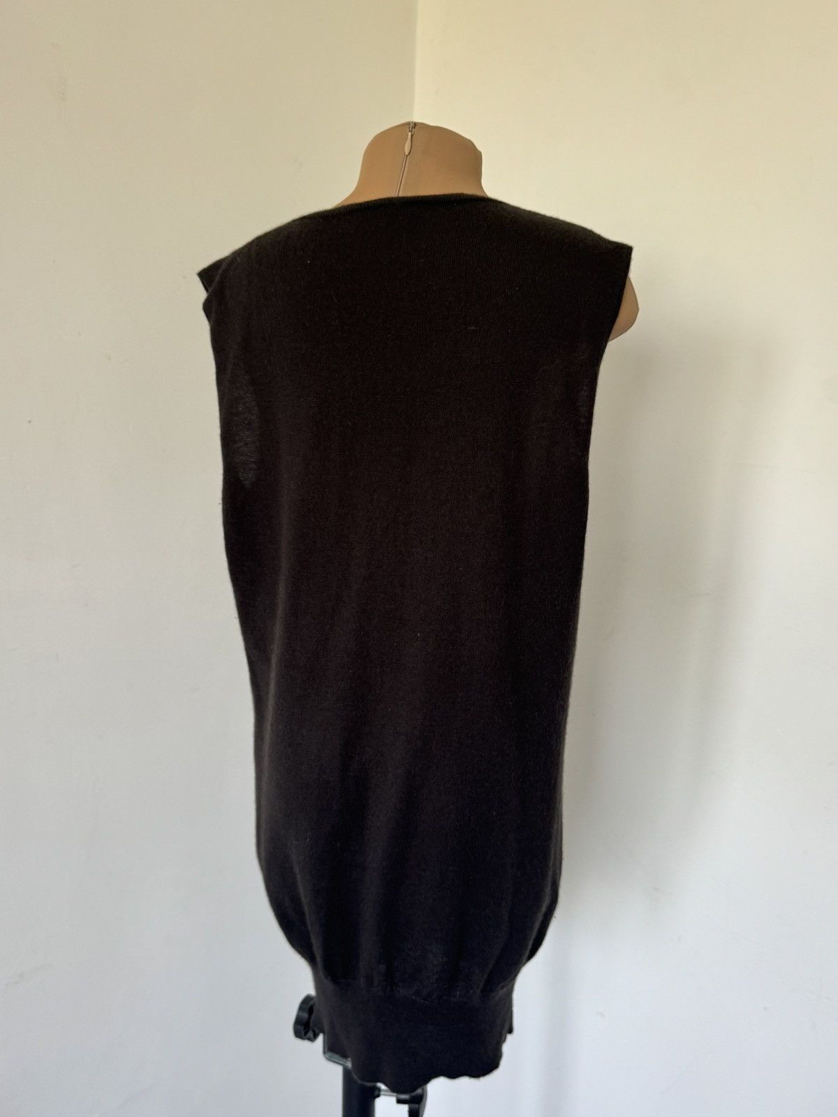 Loro Piana Vintage Loro Piana 100% Cashmere Knit tank top Size S / US 4 / IT 40 - 2 Thumbnail