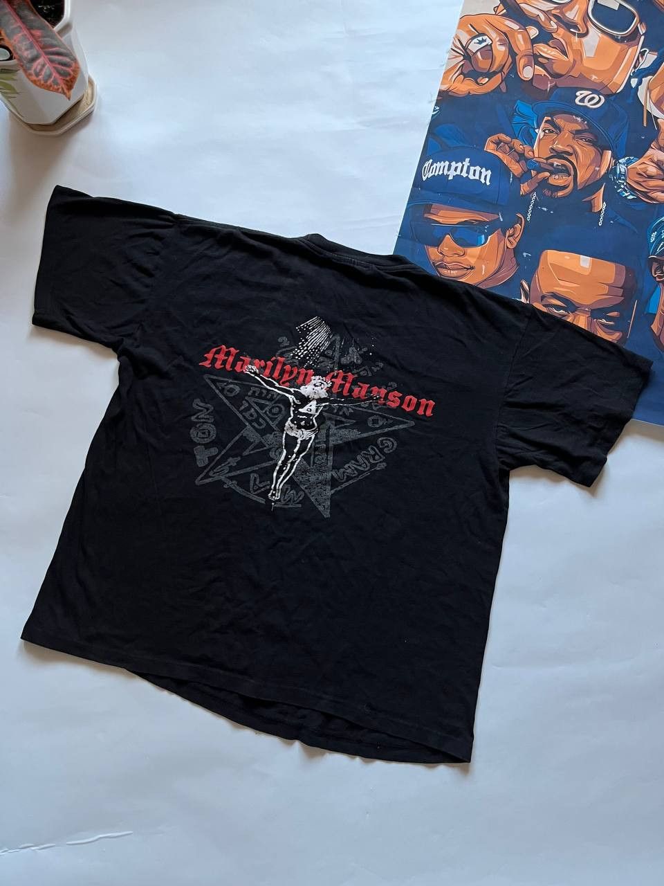 Band Tees Rare Vintage Marilyn Manson Antichrist Superstar 2001 Tee Size US M / EU 48-50 / 2 - 2 Thumbnail