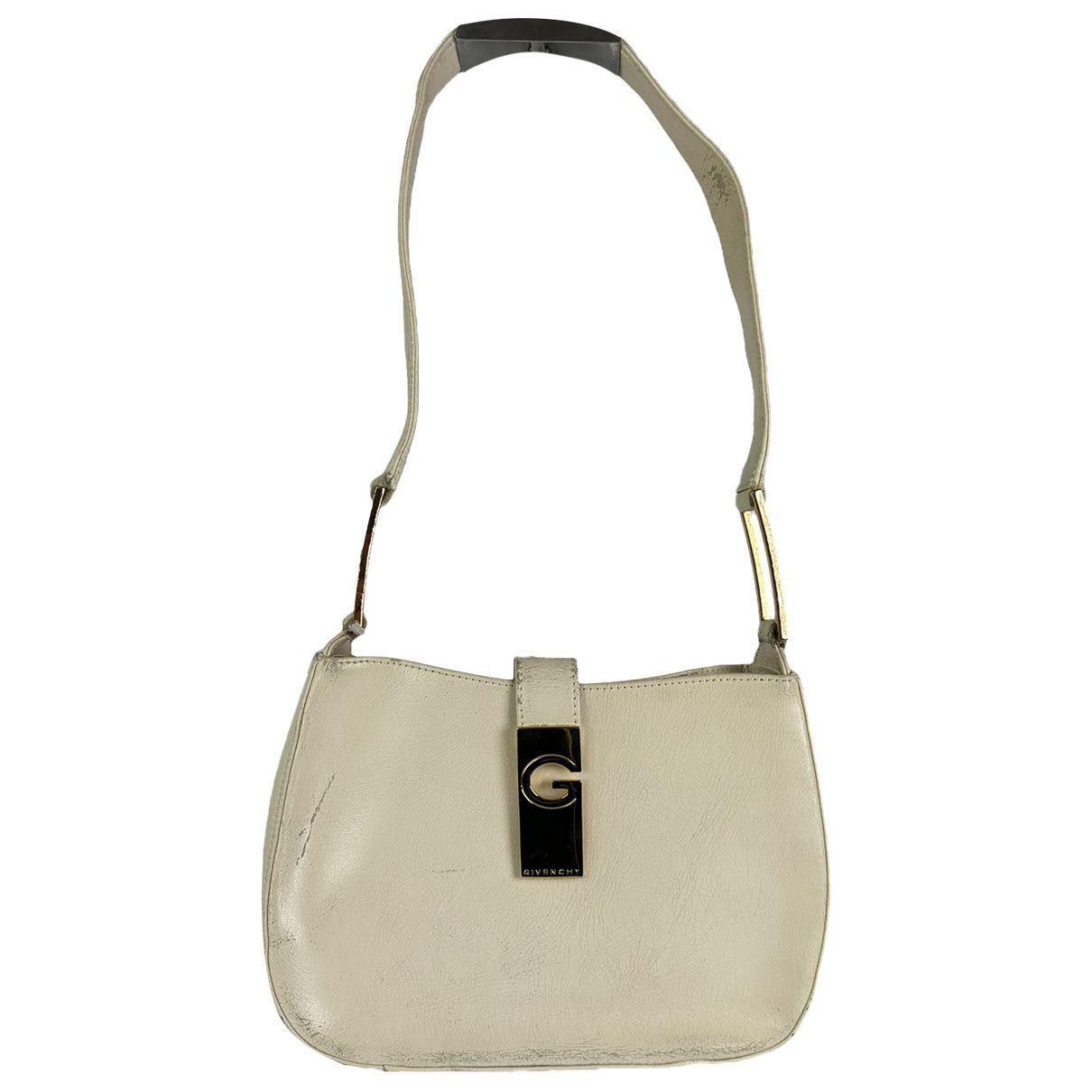 Givenchy Moon Cut Out White Leather Handbag Size ONE SIZE - 1 Thumbnail