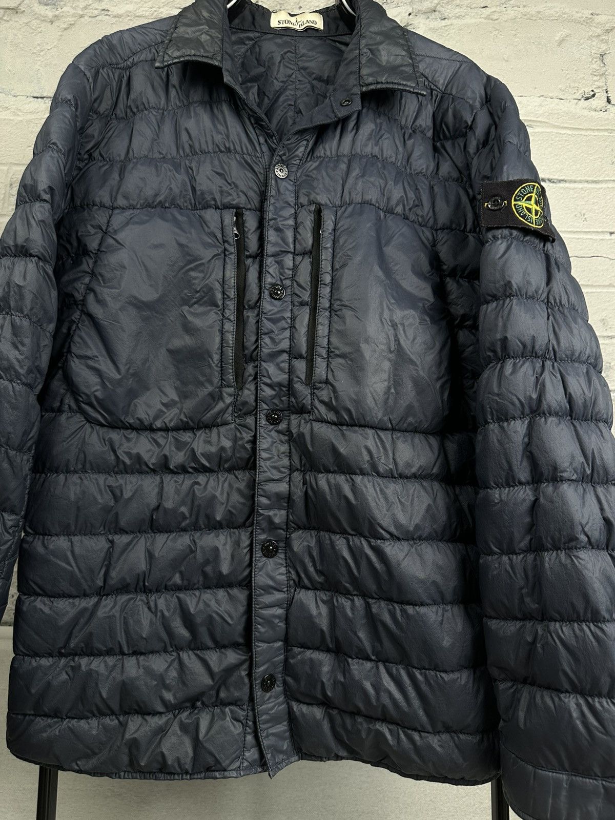 Stone Island Stone Island Garment Dyed Micro Yarn Down Size US XL / EU 56 / 4 - 4 Thumbnail