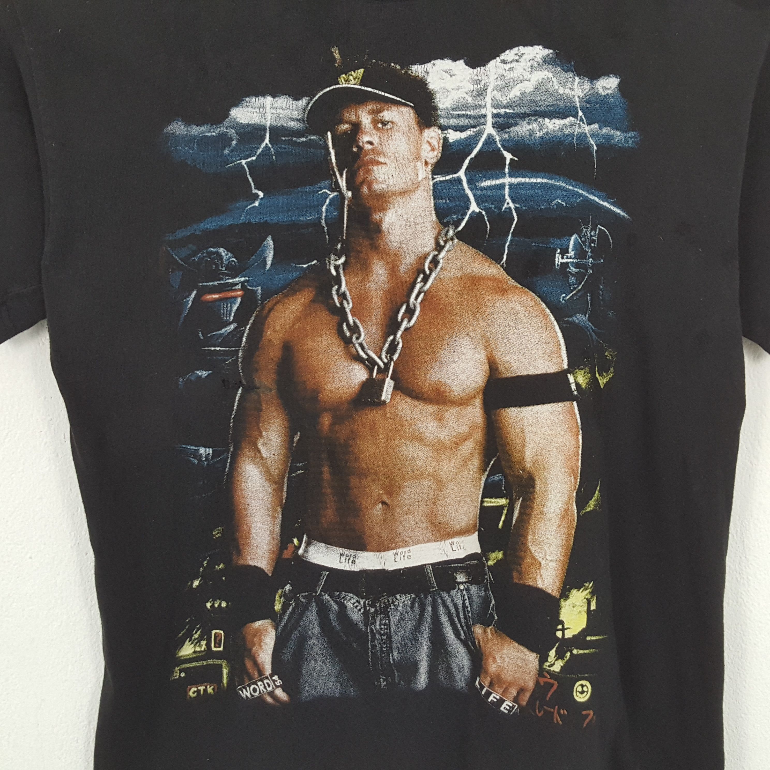 Vintage × WWE Vintage WWE JOHN CENA American Wrestling T-Shirts Size US M / EU 48-50 / 2 - 2 Thumbnail