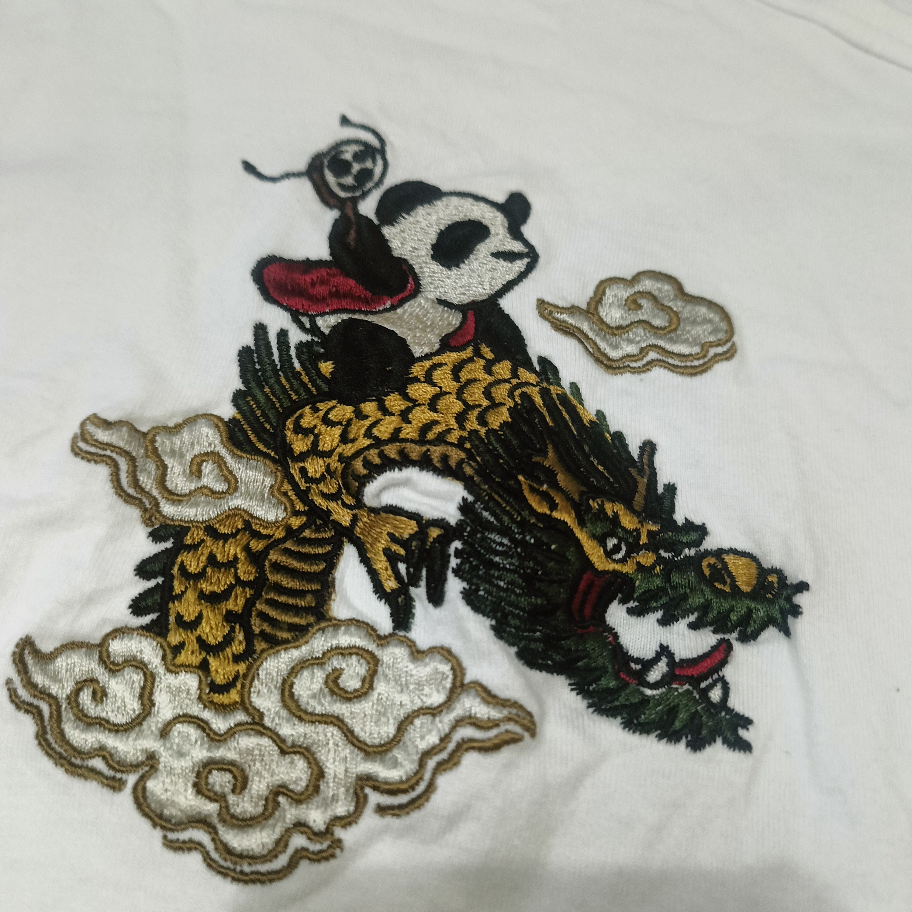 Japanese Brand Pandiesta Japan Long Sleeve Oversized Embroidery Logo Size US XXL / EU 58 / 5 - 5 Thumbnail
