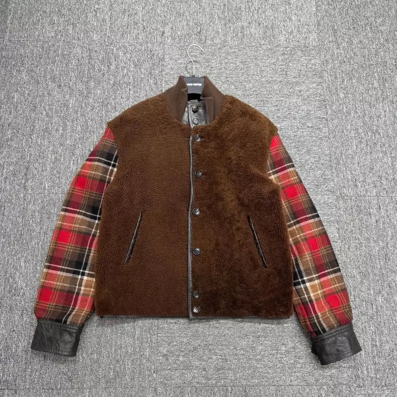 Gucci Gucci Cowhide wool plaid double-sided jacket 2505-Nextarrow Size US S / EU 44-46 / 1 - 4 Thumbnail