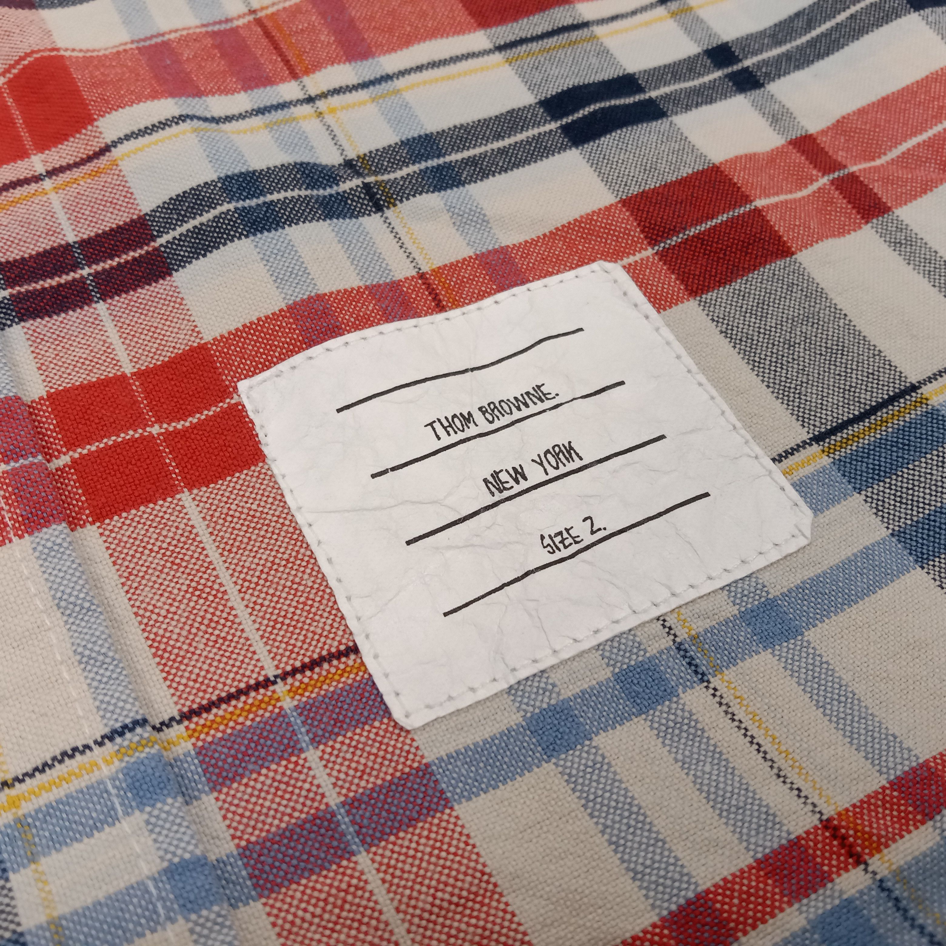 Designer × Thom Browne × Vintage Thom Browne American Brand Shirt Button Up Size US L / EU 52-54 / 3 - 6 Thumbnail
