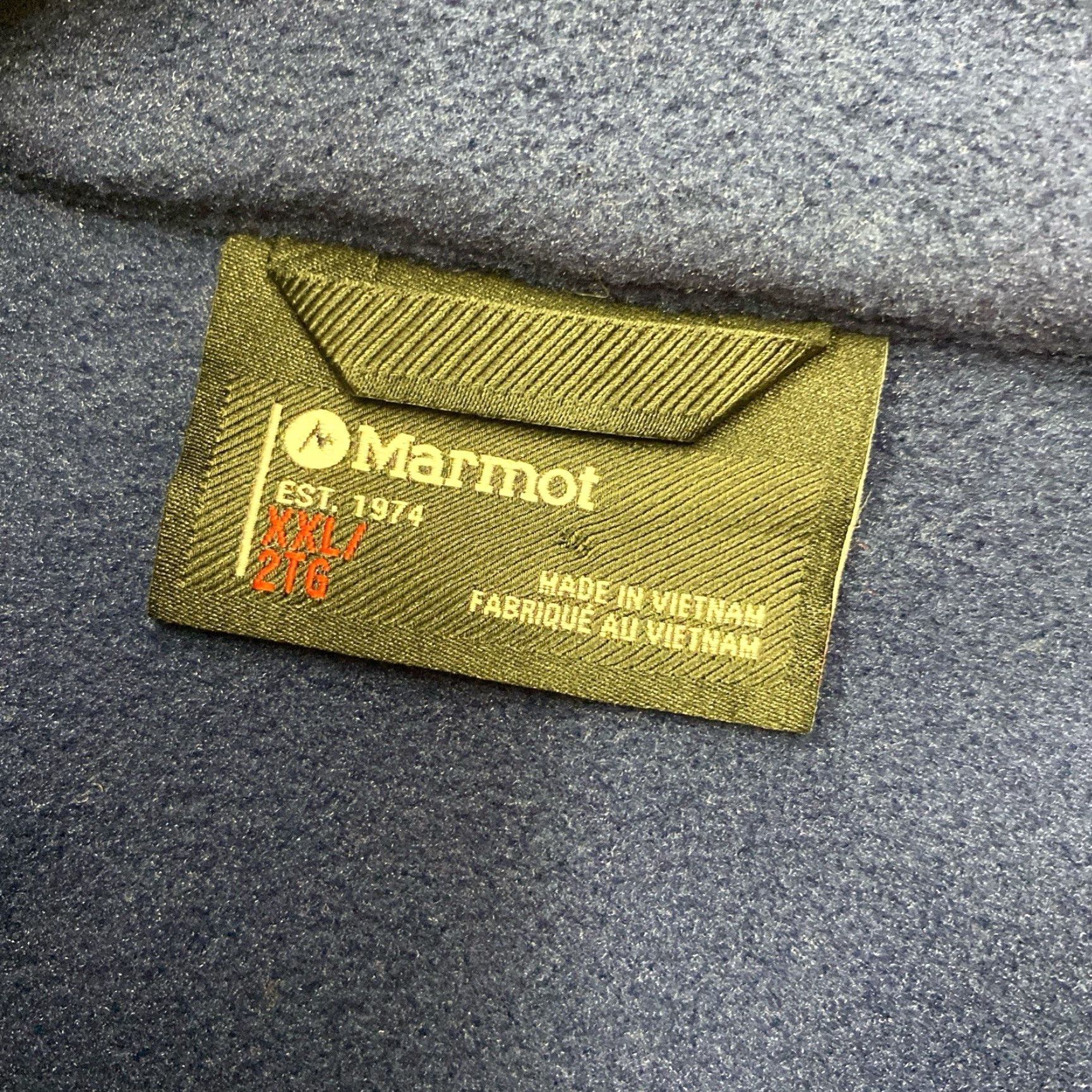 Marmot Marmot Jacket Mens 2XL Blue Fleece Full Zip Outdoor Collar Pockets Warm Size US XXL / EU 58 / 5 - 2 Thumbnail
